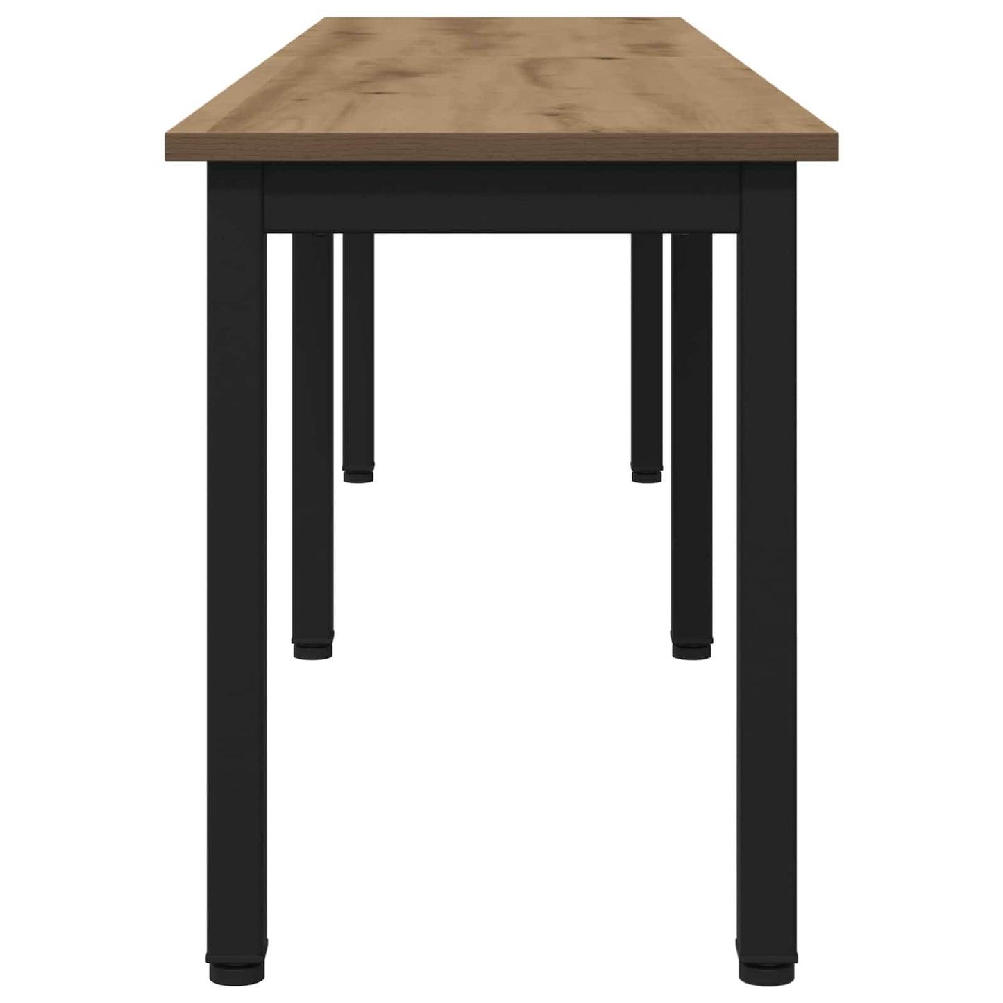 Bank Ambachtelijk eiken 160 x 35 x 45 cm Bewerkt hout is nu te koop bij PeponiXL, paradijselijk wonen!