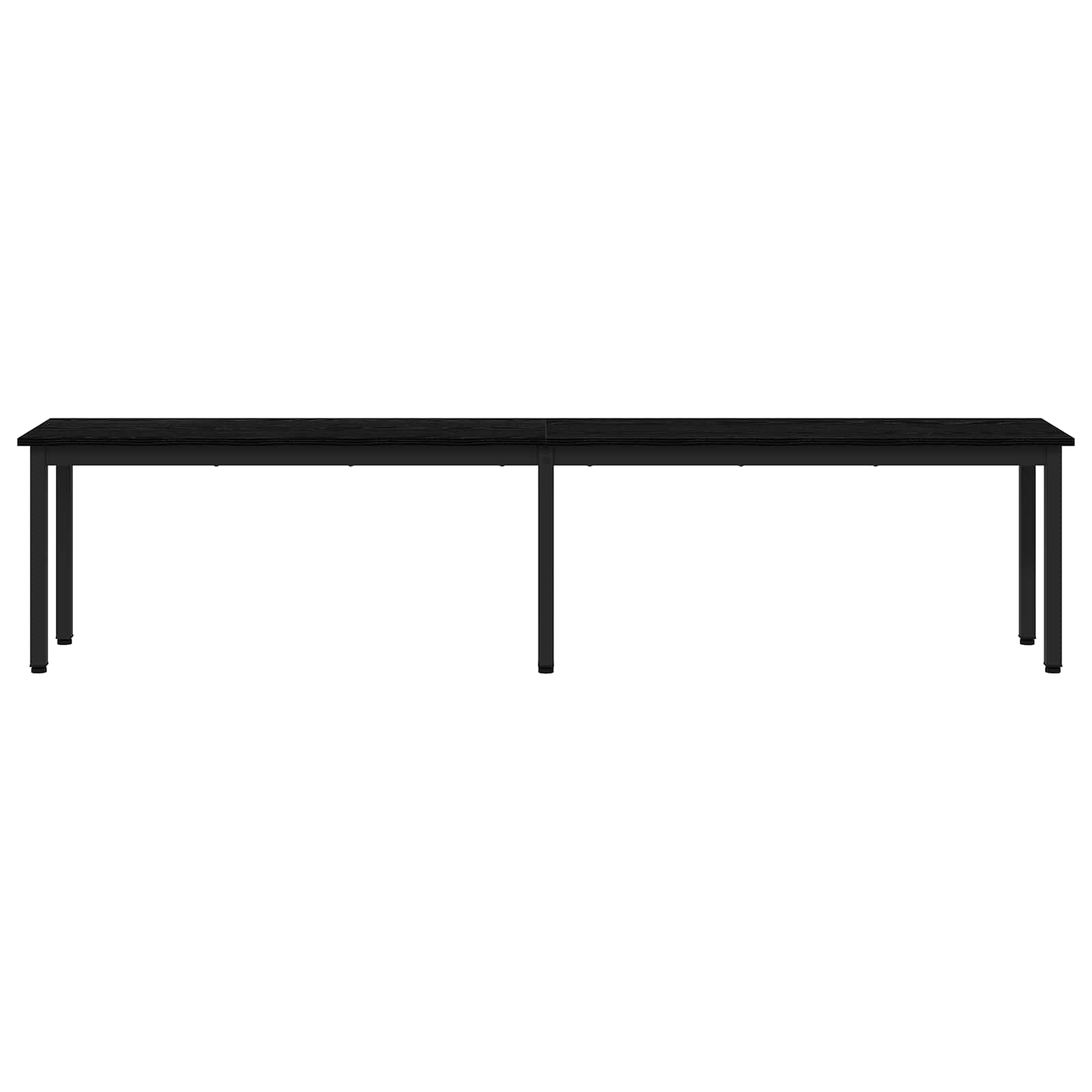 Bank Zwart Eiken 200 x 35 x 45 cm Bewerkt hout is nu te koop bij PeponiXL, paradijselijk wonen!