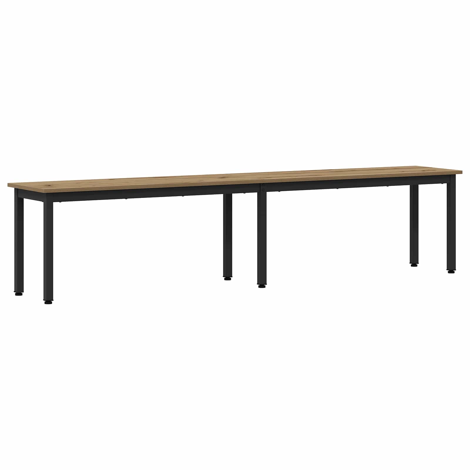 Bank Ambachtelijk eiken 200 x 35 x 45 cm Bewerkt hout is nu te koop bij PeponiXL, paradijselijk wonen!