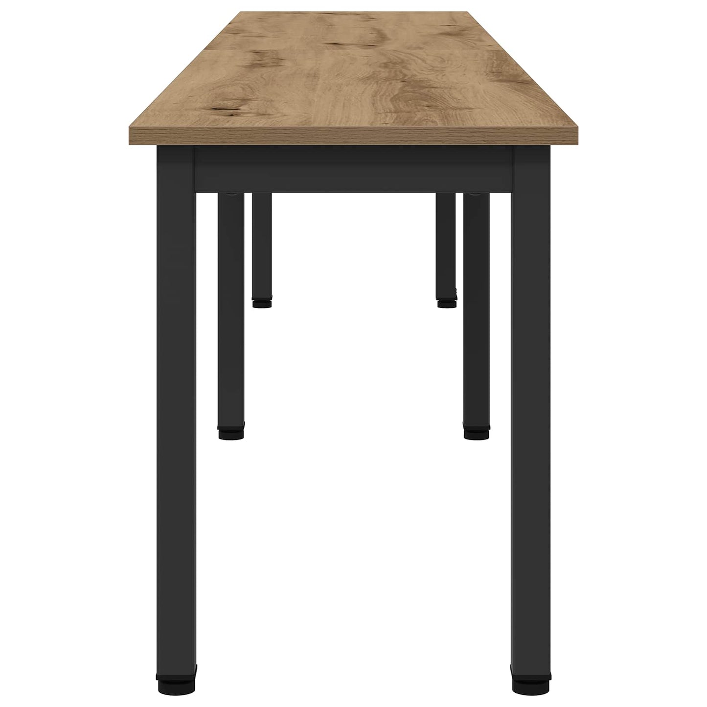 Bank Ambachtelijk eiken 200 x 35 x 45 cm Bewerkt hout is nu te koop bij PeponiXL, paradijselijk wonen!