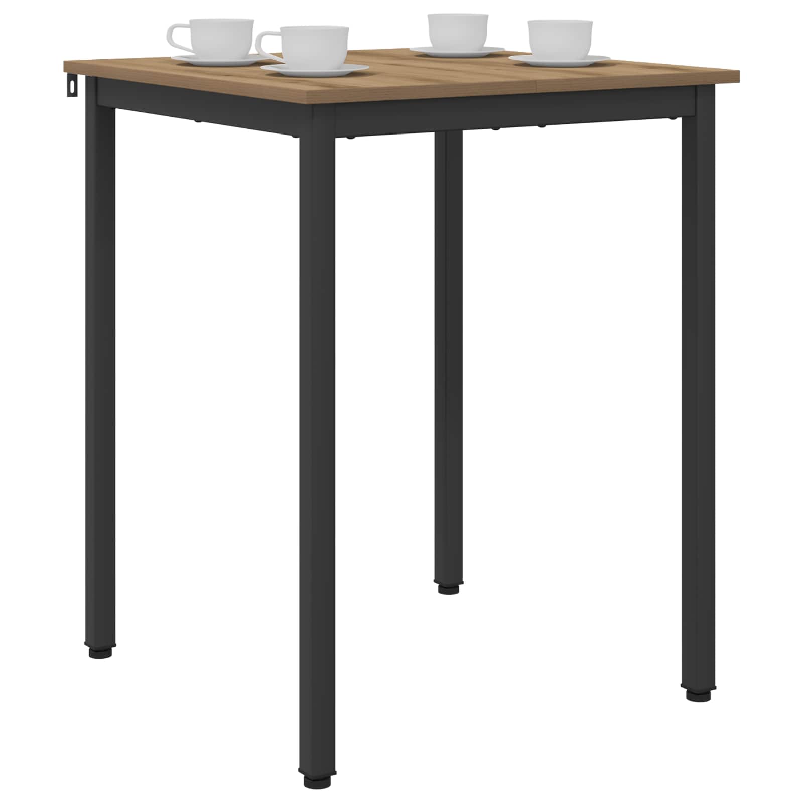 Eettafels 60 x 60 x 75 cm METAAL Vierkant is nu te koop bij PeponiXL, paradijselijk wonen!