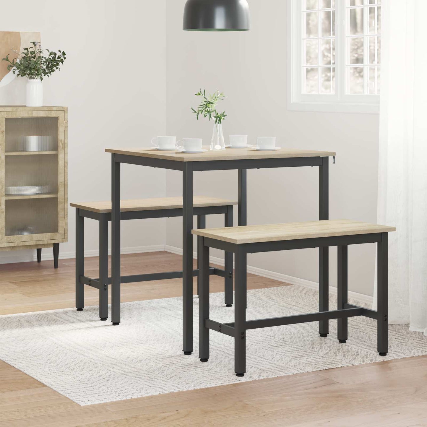 Eettafels 70 x 70 x 75 cm METAAL is nu te koop bij PeponiXL, paradijselijk wonen!
