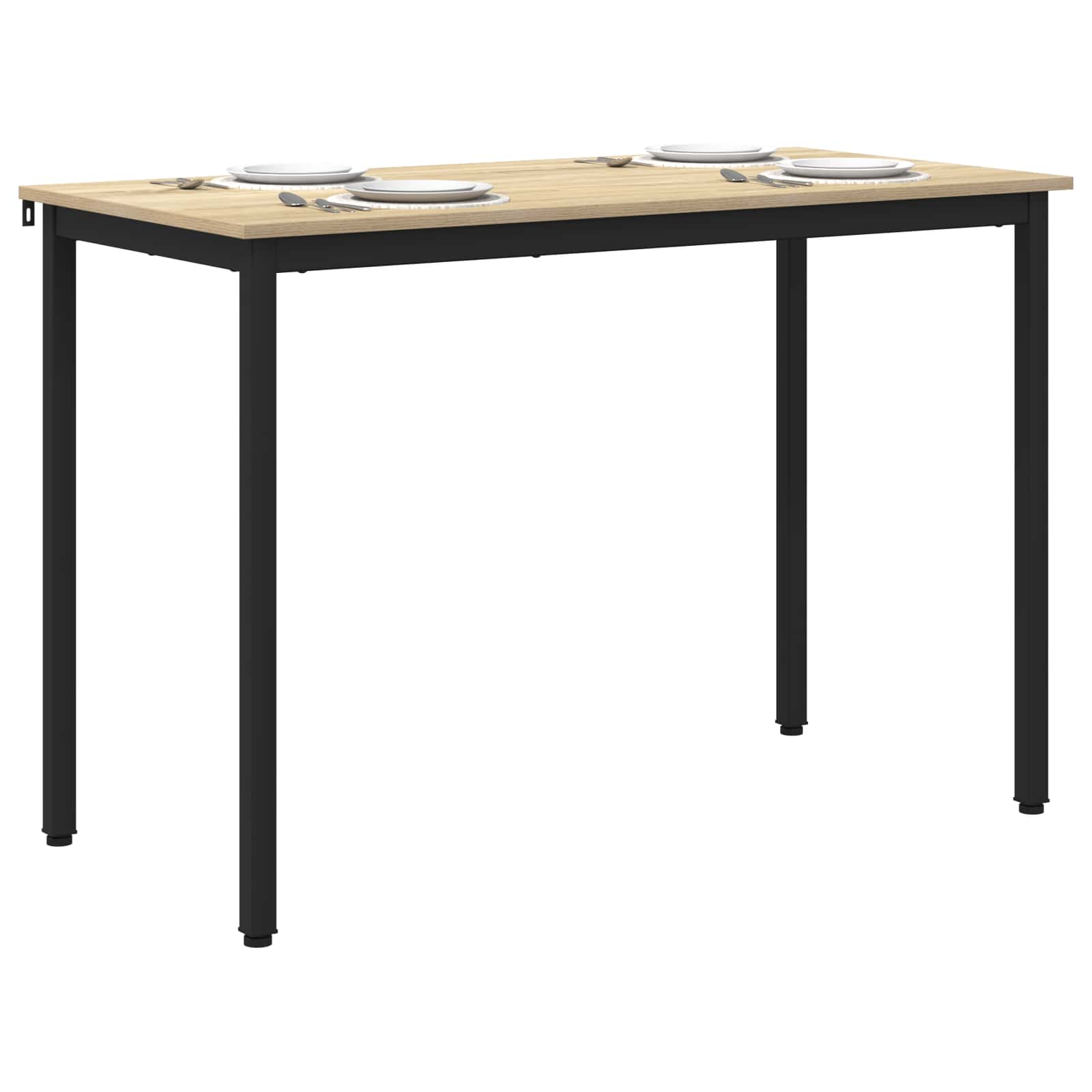 Eettafels 110 x 100 x 75 cm METAAL is nu te koop bij PeponiXL, paradijselijk wonen!