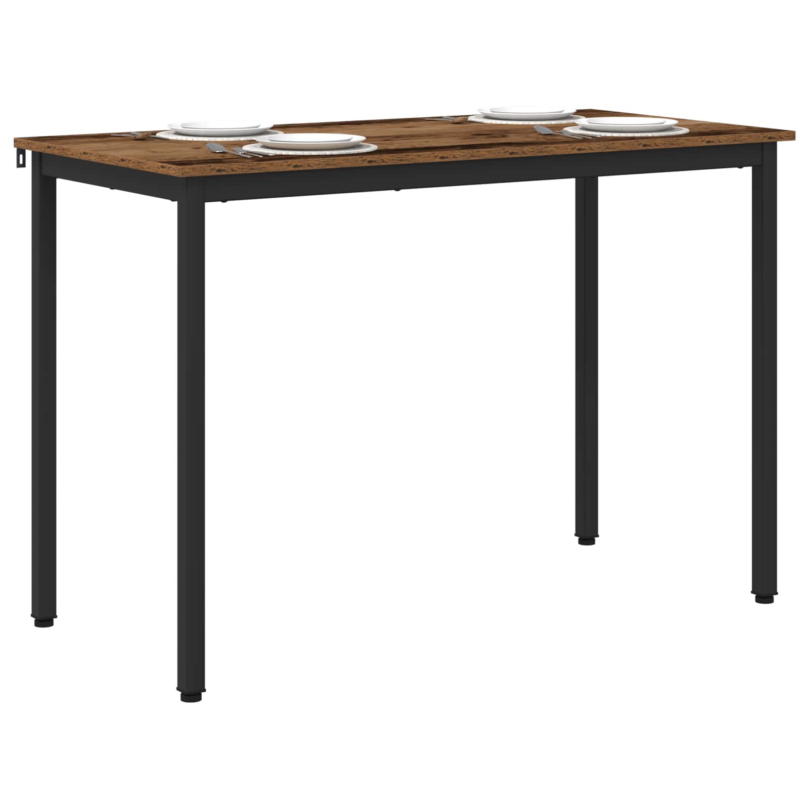 Eettafels 110 x 100 x 75 cm METAAL is nu te koop bij PeponiXL, paradijselijk wonen!