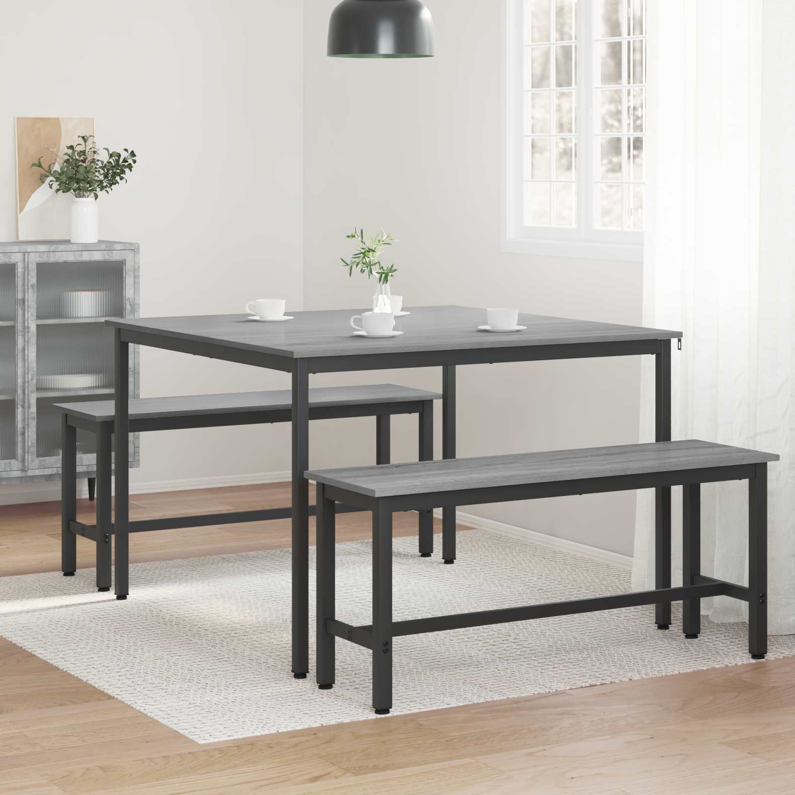 Eettafels 110 x 110 x 75 cm METAAL is nu te koop bij PeponiXL, paradijselijk wonen!