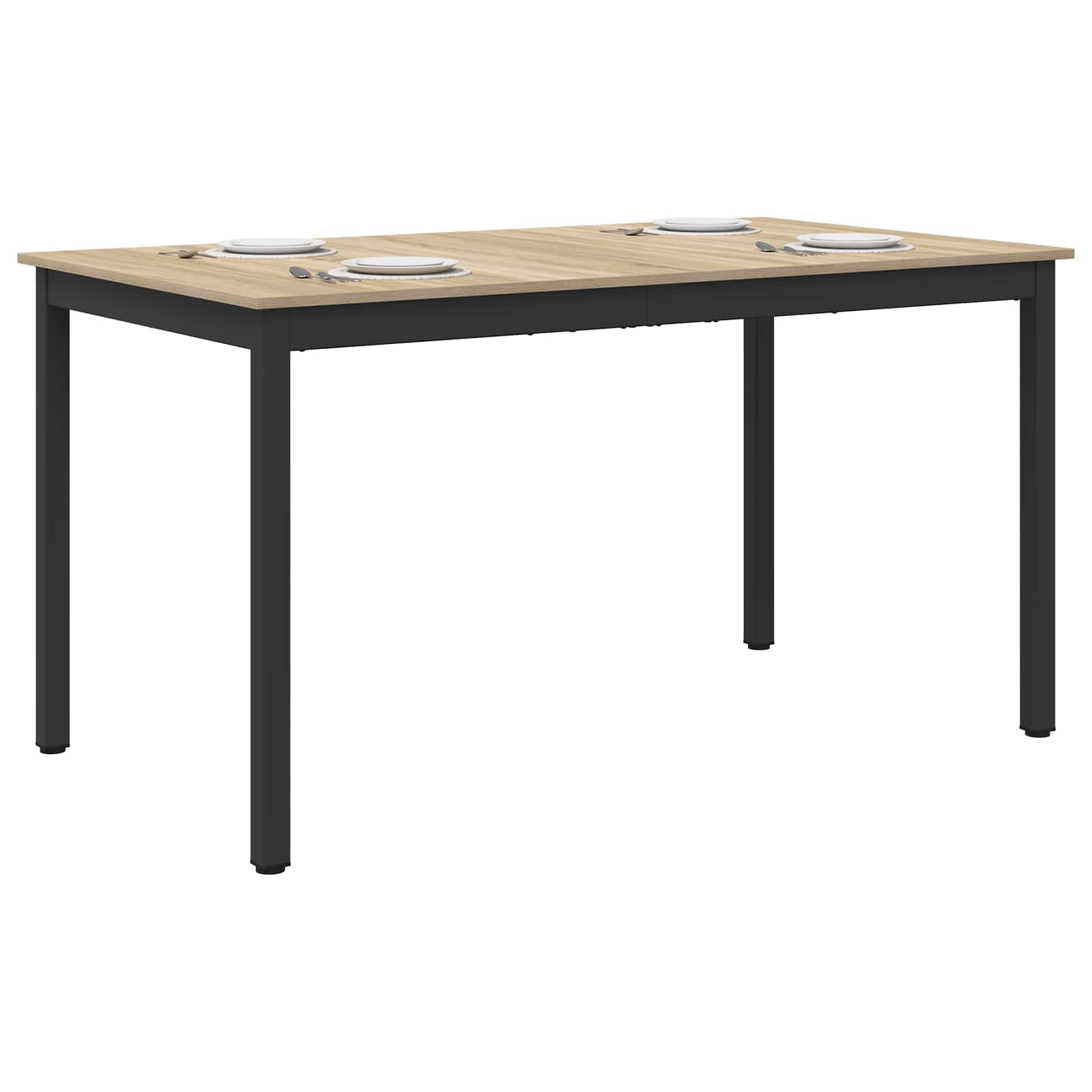 Eettafels 140 x 80 x 75 cm METAAL is nu te koop bij PeponiXL, paradijselijk wonen!