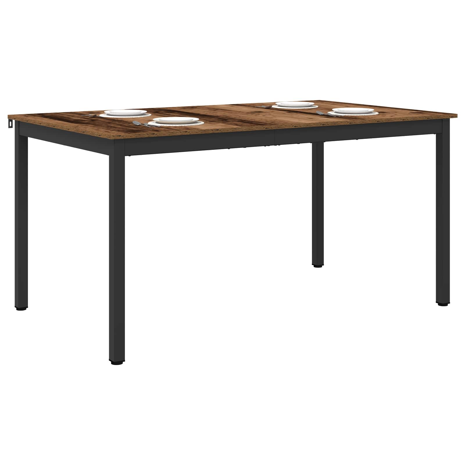 Eettafels 150 x 78 x 75 cm METAAL is nu te koop bij PeponiXL, paradijselijk wonen!