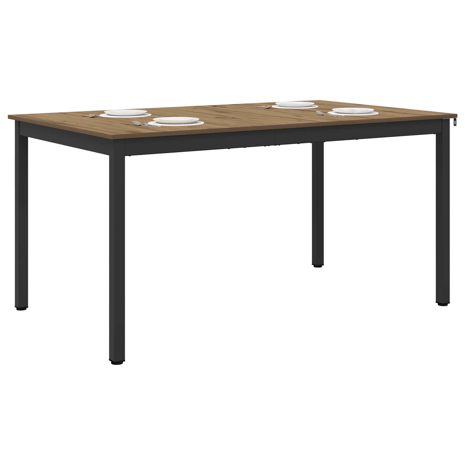 Eettafels 150 x 78 x 75 cm METAAL is nu te koop bij PeponiXL, paradijselijk wonen!