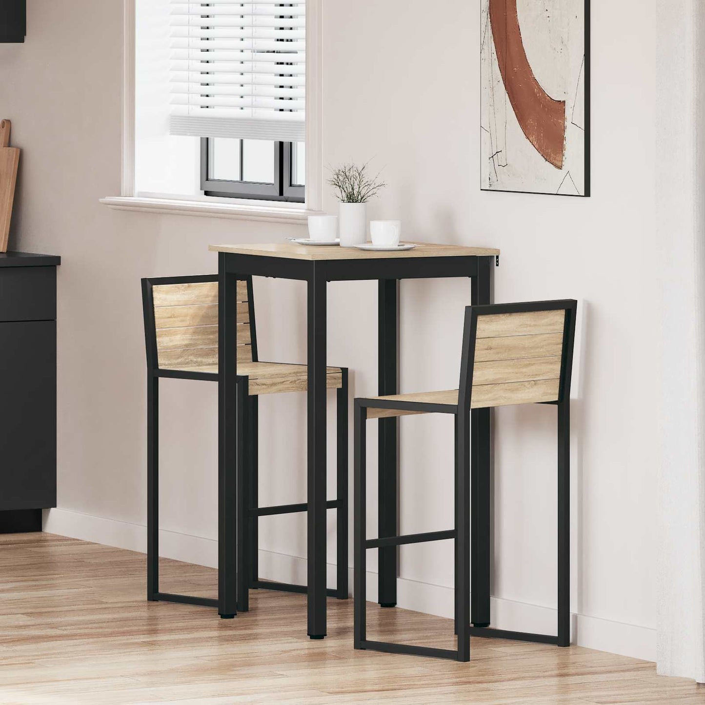 Staande Bartafel Bewerkt hout is nu te koop bij PeponiXL, paradijselijk wonen!