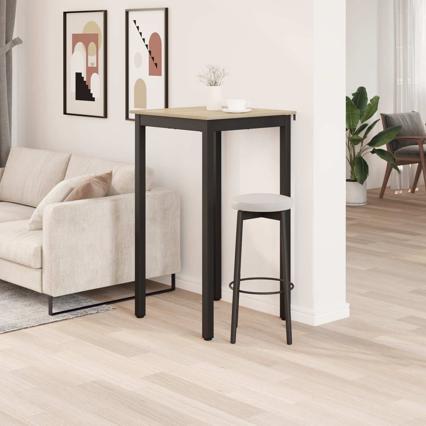 Staande Bartafel Bewerkt hout is nu te koop bij PeponiXL, paradijselijk wonen!