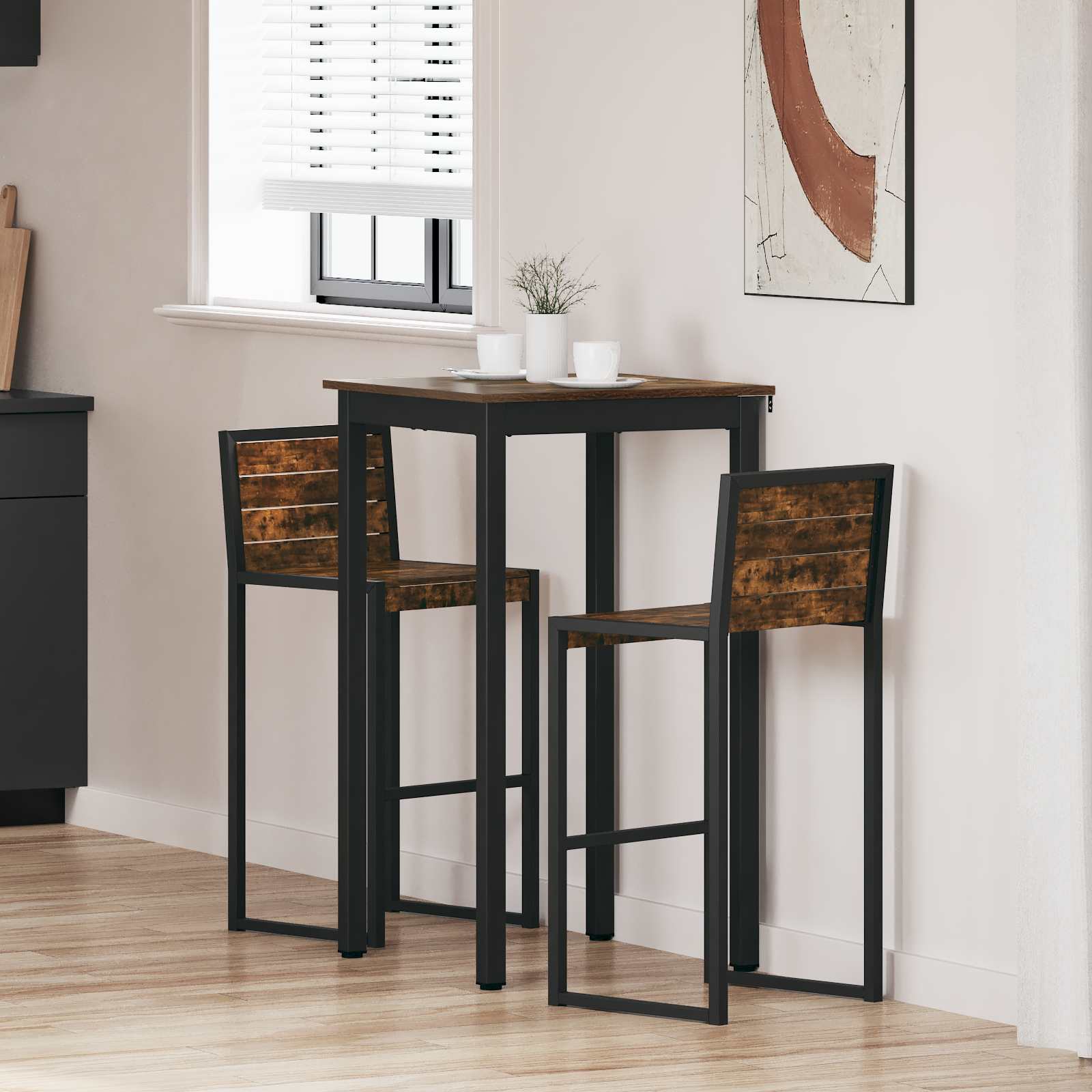 Staande Bartafel Bewerkt hout is nu te koop bij PeponiXL, paradijselijk wonen!