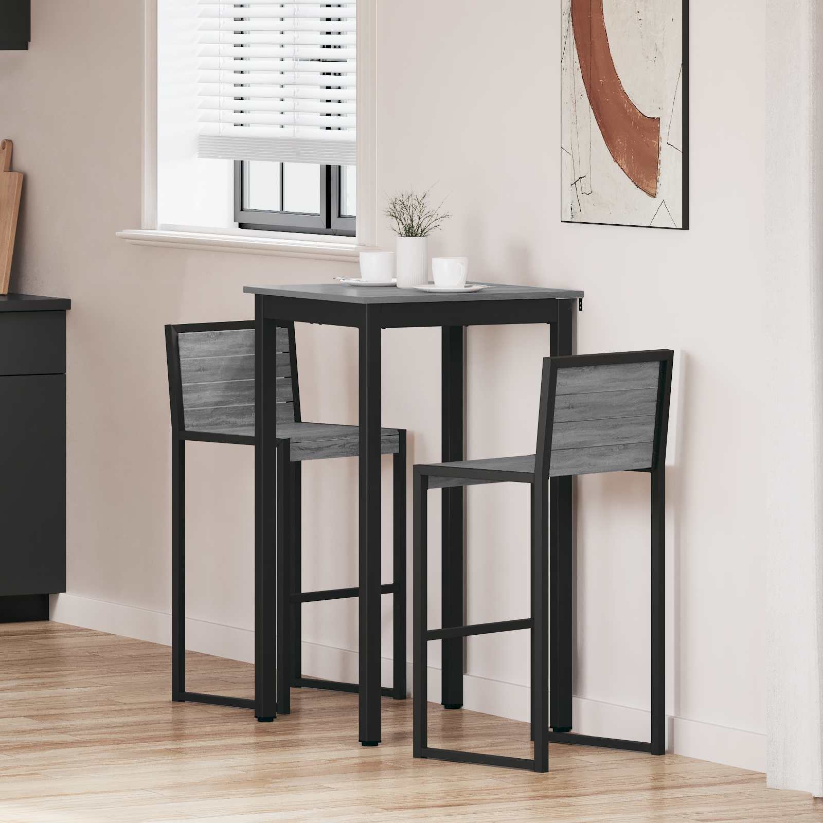 Staande Bartafel Bewerkt hout is nu te koop bij PeponiXL, paradijselijk wonen!
