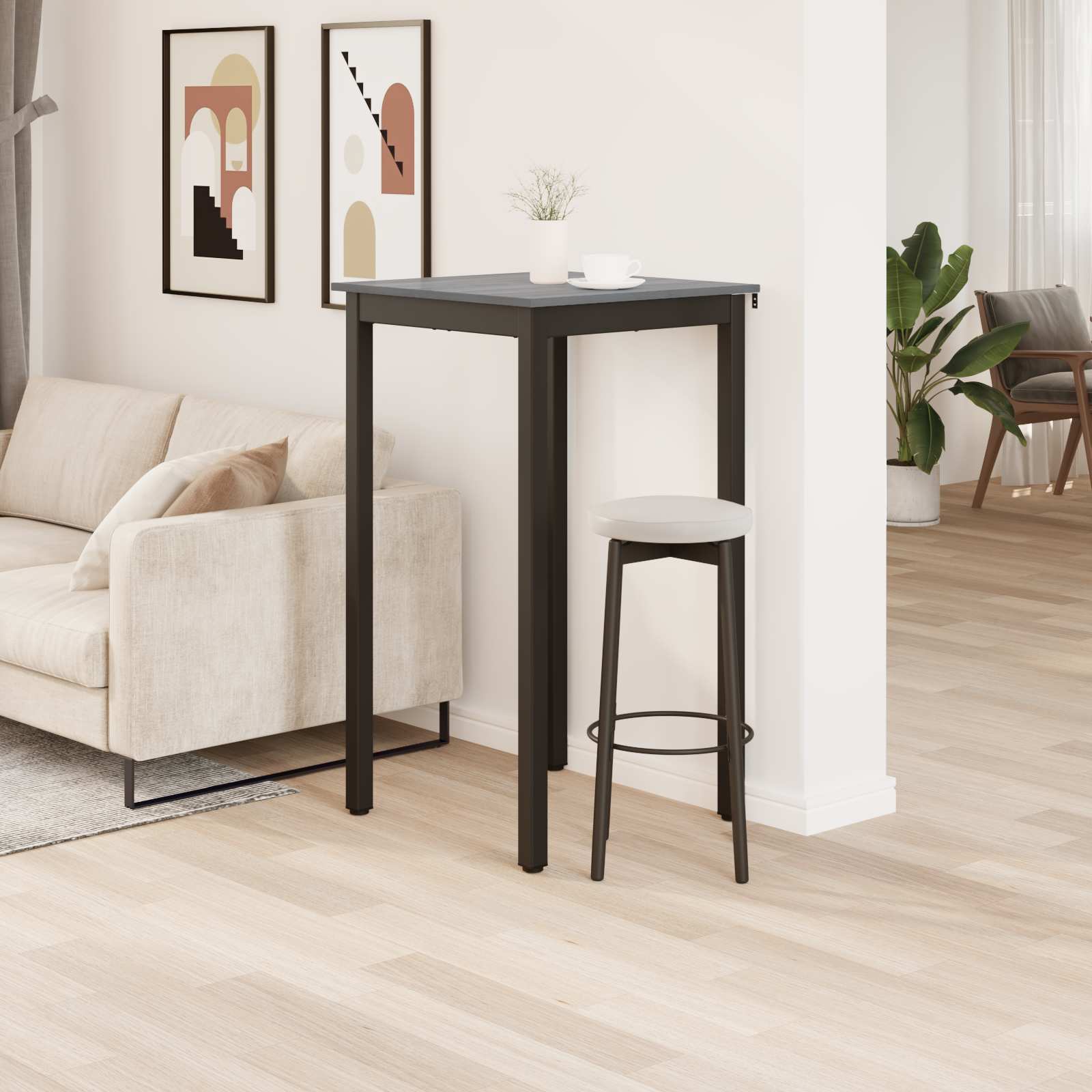 Staande Bartafel Bewerkt hout is nu te koop bij PeponiXL, paradijselijk wonen!