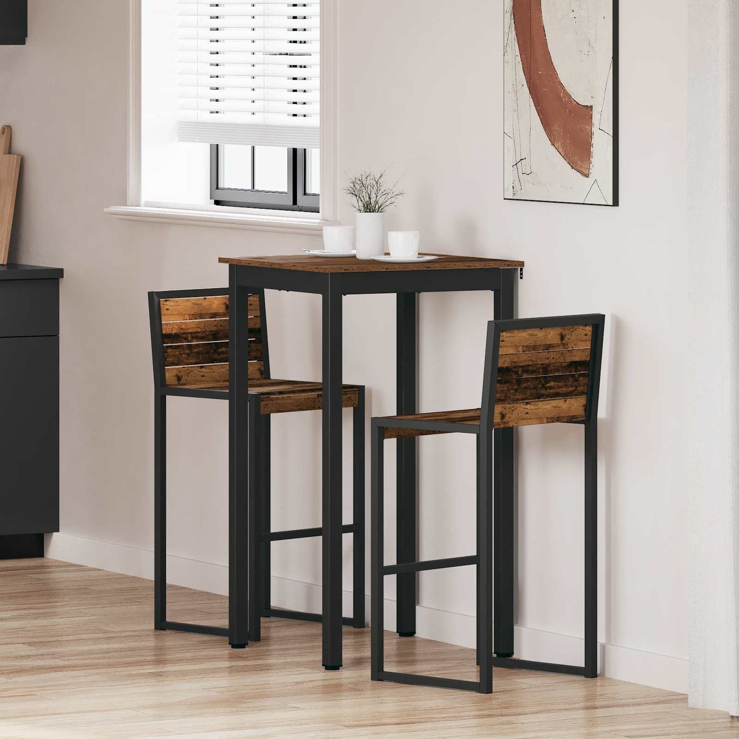 Staande Bartafel Bewerkt hout is nu te koop bij PeponiXL, paradijselijk wonen!