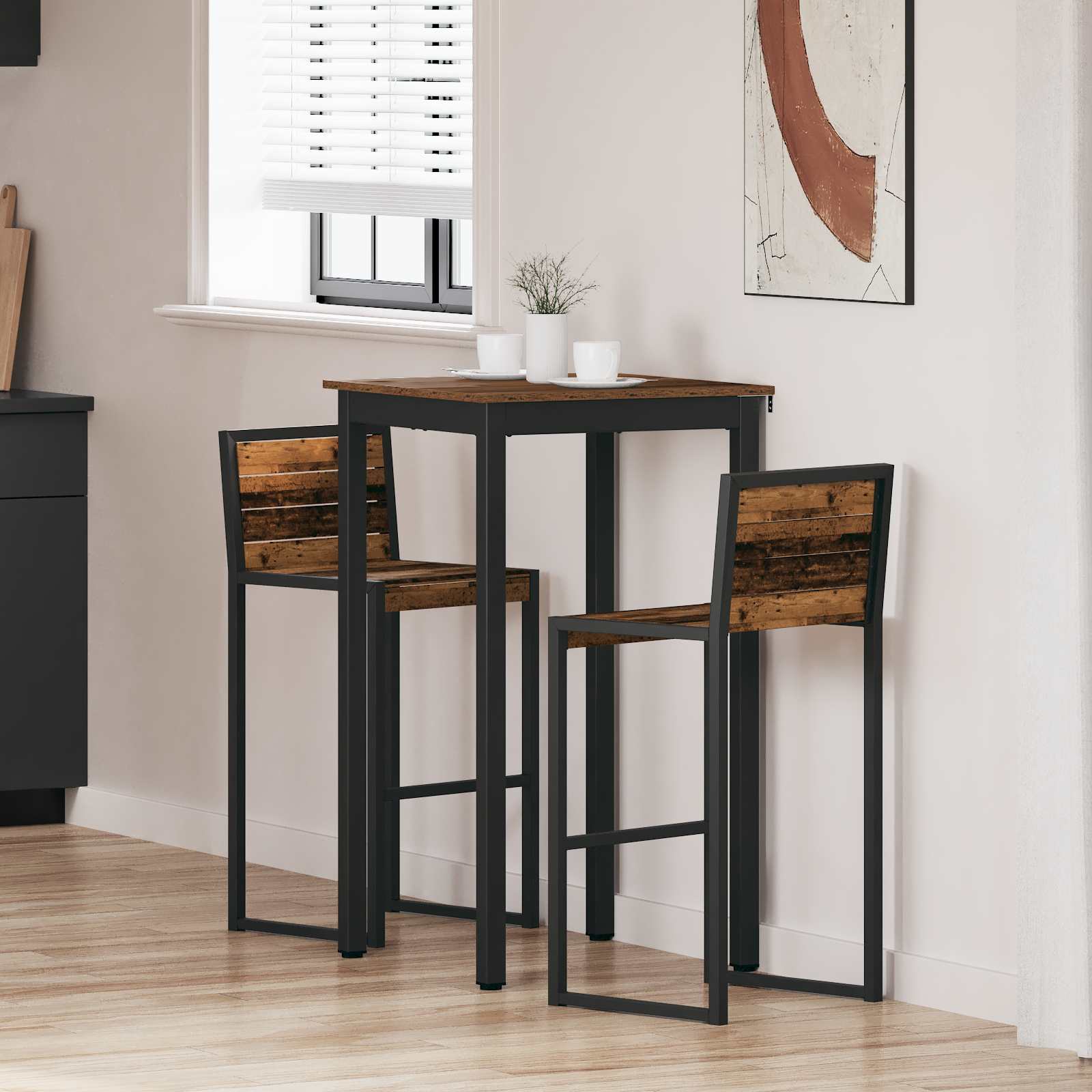 Staande Bartafel Bewerkt hout is nu te koop bij PeponiXL, paradijselijk wonen!