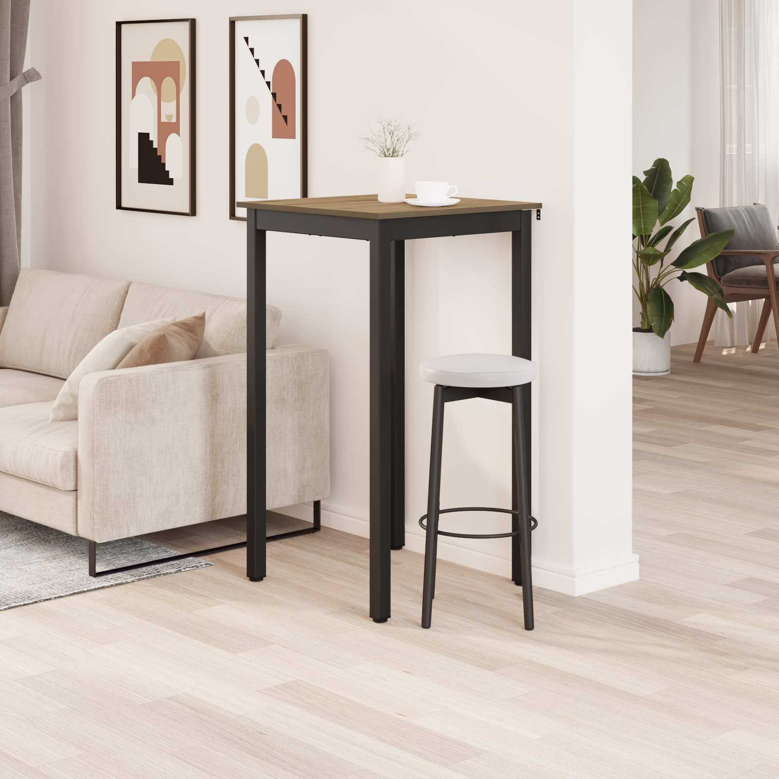 Staande Bartafel Bewerkt hout is nu te koop bij PeponiXL, paradijselijk wonen!