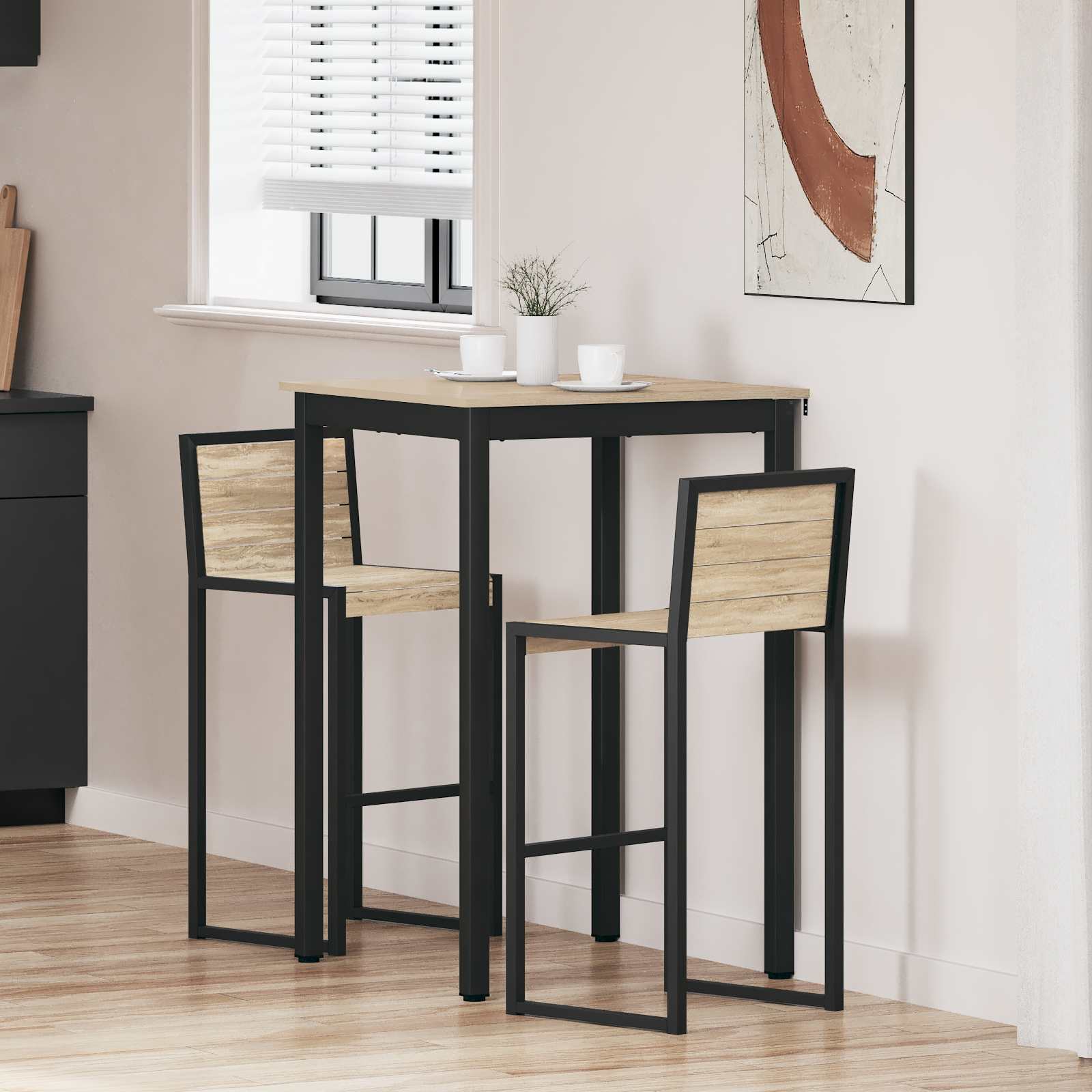 Staande Bartafel Bewerkt hout is nu te koop bij PeponiXL, paradijselijk wonen!