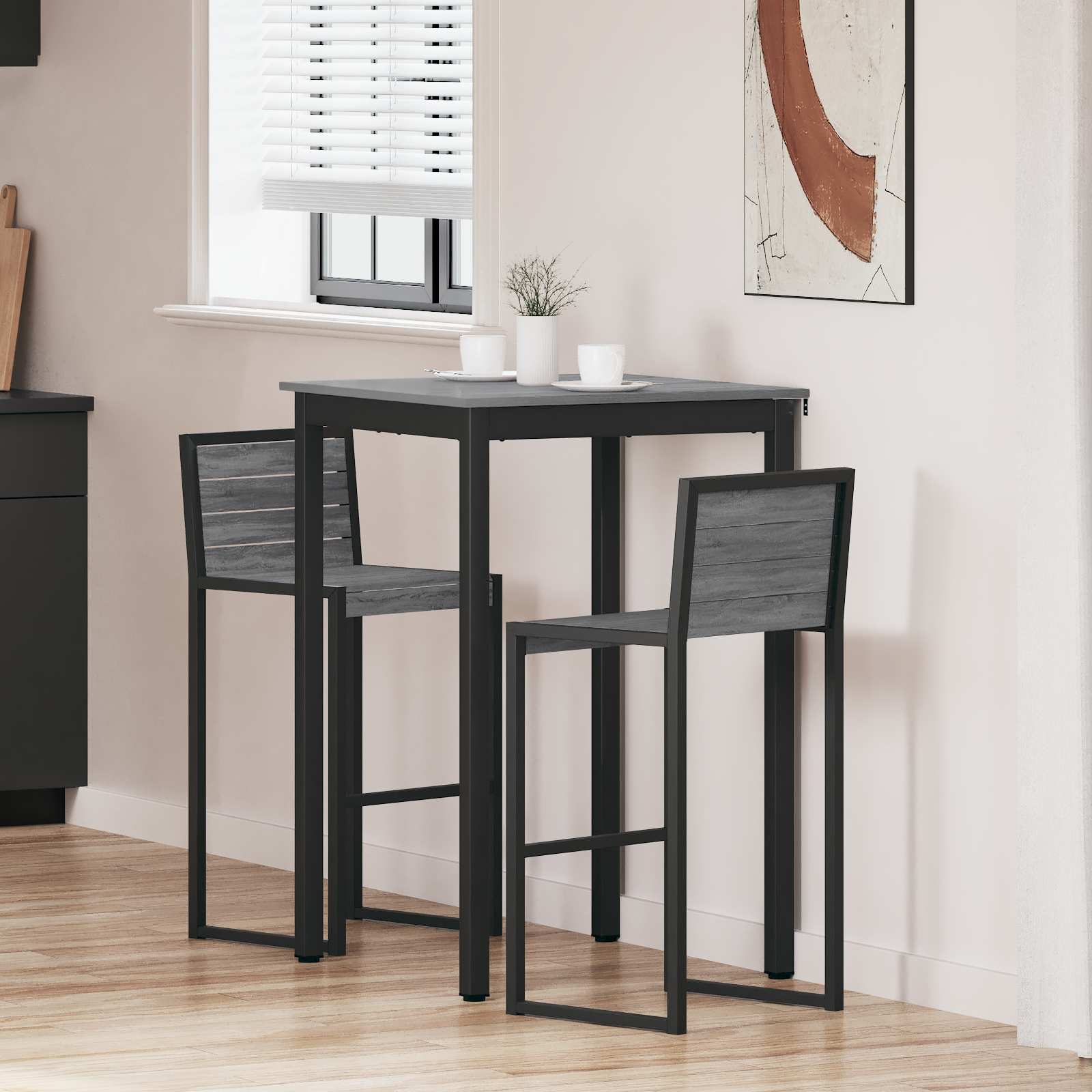 Staande Bartafel Bewerkt hout is nu te koop bij PeponiXL, paradijselijk wonen!