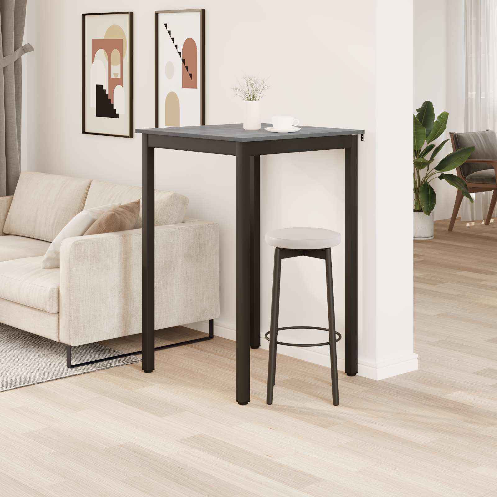 Staande Bartafel Bewerkt hout is nu te koop bij PeponiXL, paradijselijk wonen!
