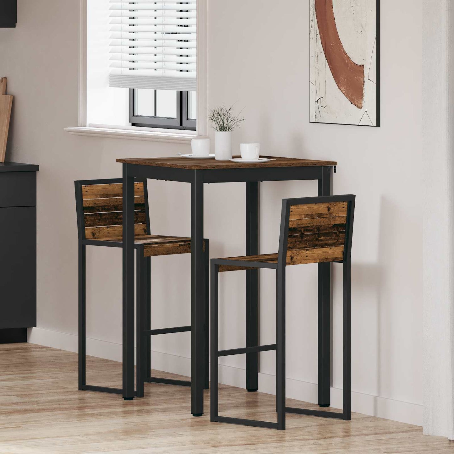 Staande Bartafel Bewerkt hout is nu te koop bij PeponiXL, paradijselijk wonen!