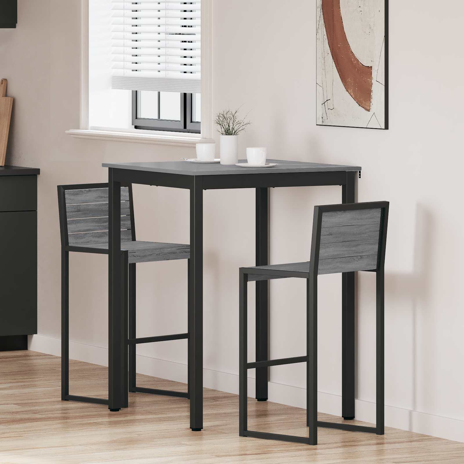 Staande Bartafel Bewerkt hout is nu te koop bij PeponiXL, paradijselijk wonen!