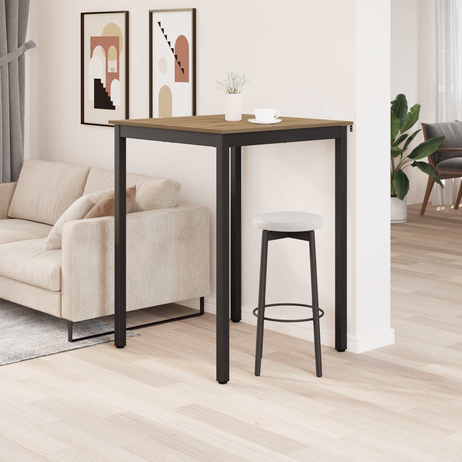 Staande Bartafel Bewerkt hout is nu te koop bij PeponiXL, paradijselijk wonen!