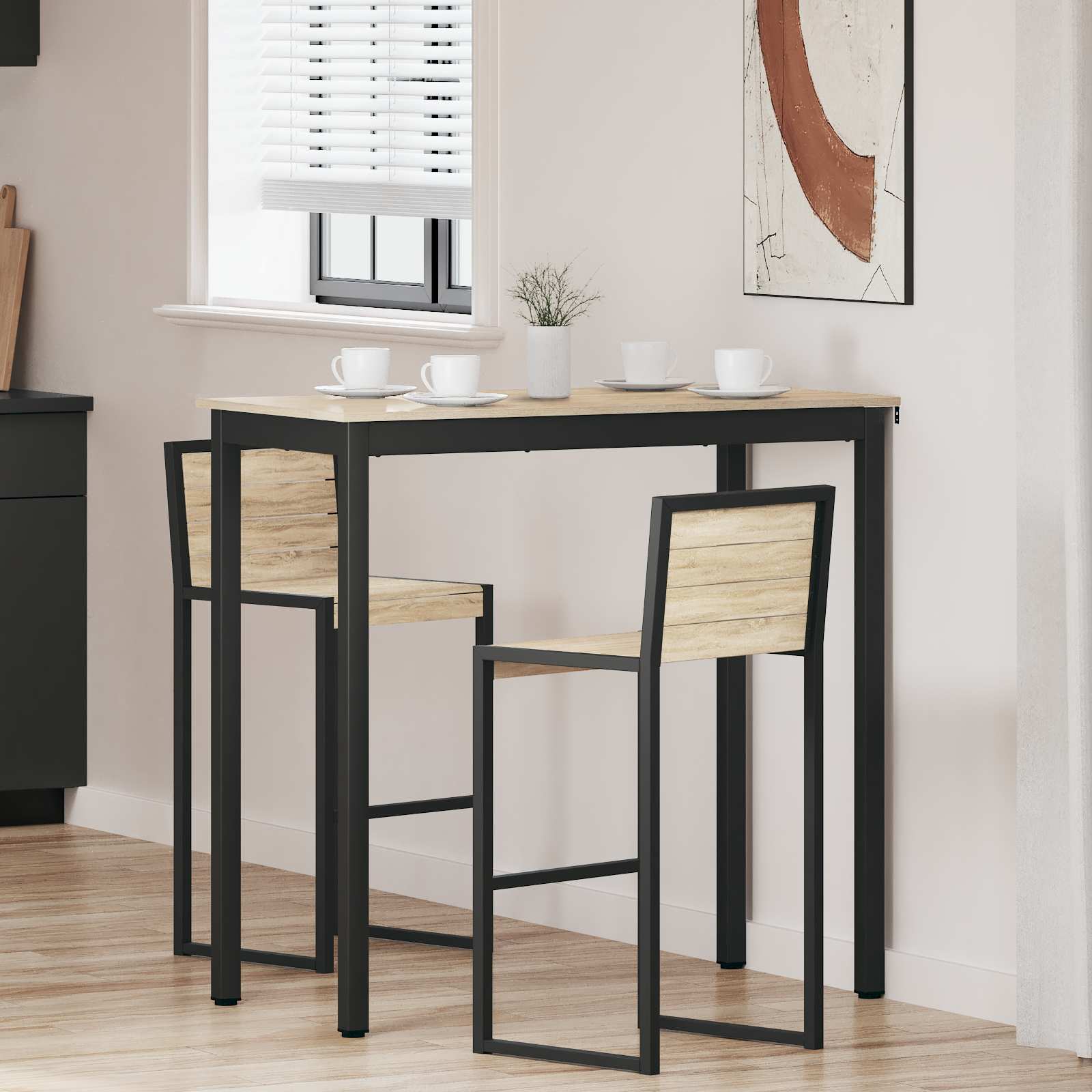 Staande Bartafel Bewerkt hout is nu te koop bij PeponiXL, paradijselijk wonen!