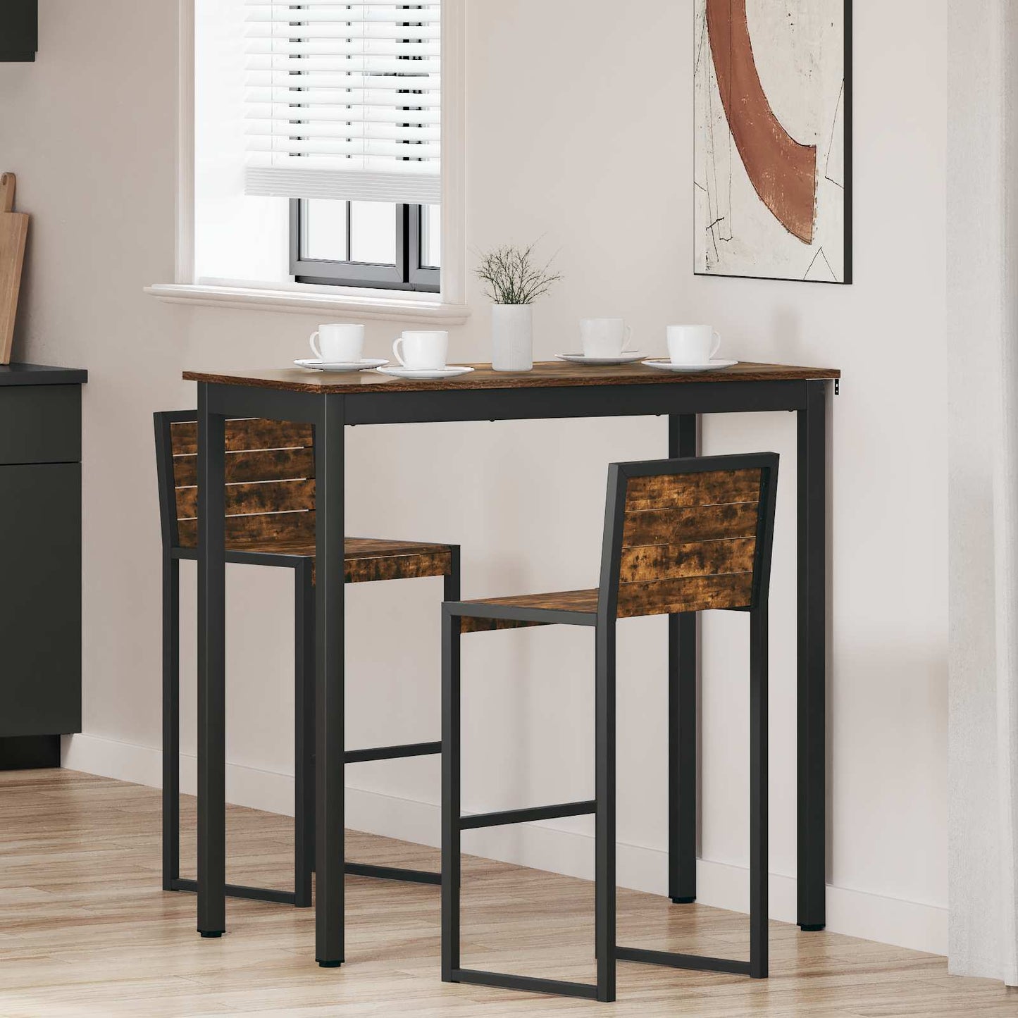 Staande Bartafel Bewerkt hout is nu te koop bij PeponiXL, paradijselijk wonen!