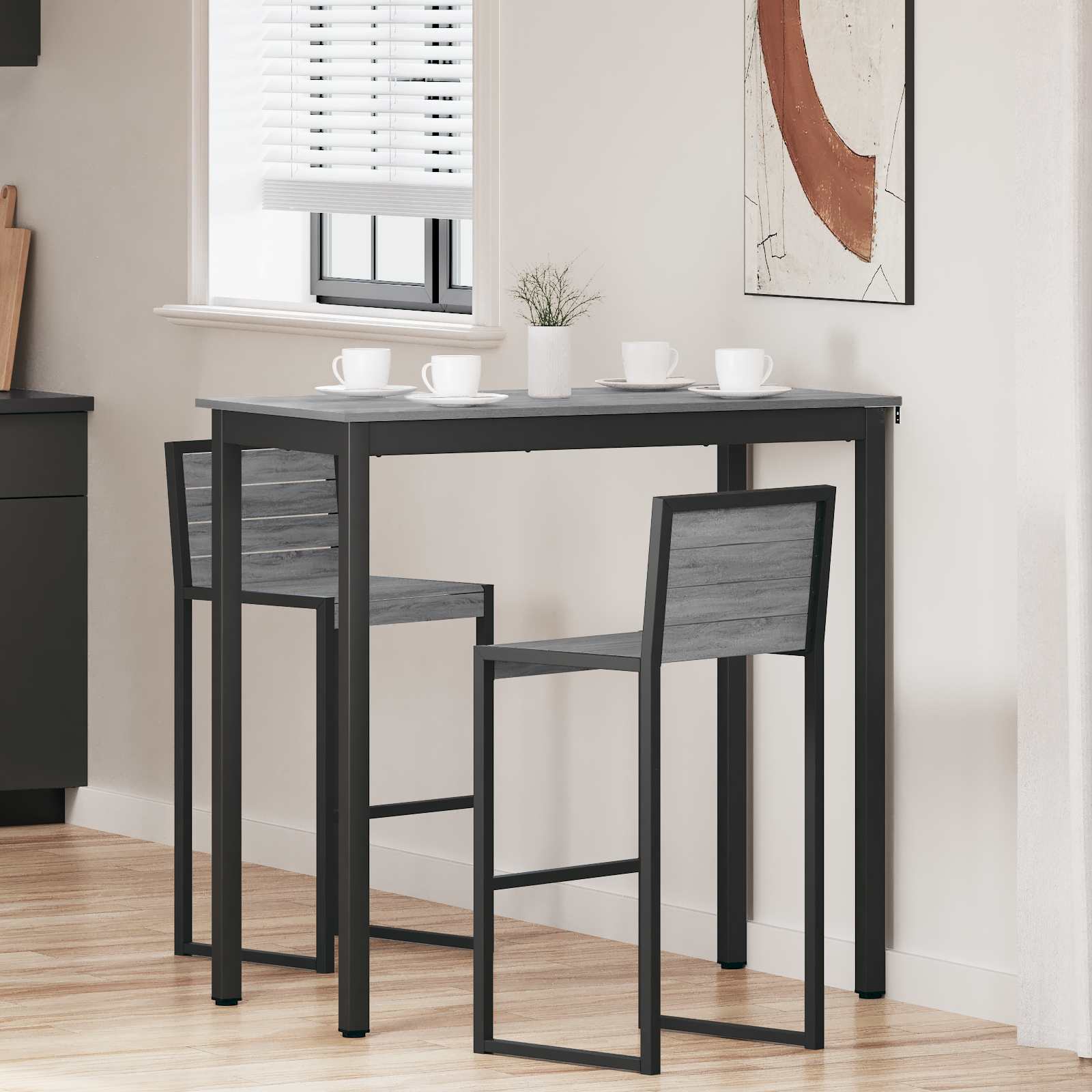 Staande Bartafel Bewerkt hout is nu te koop bij PeponiXL, paradijselijk wonen!