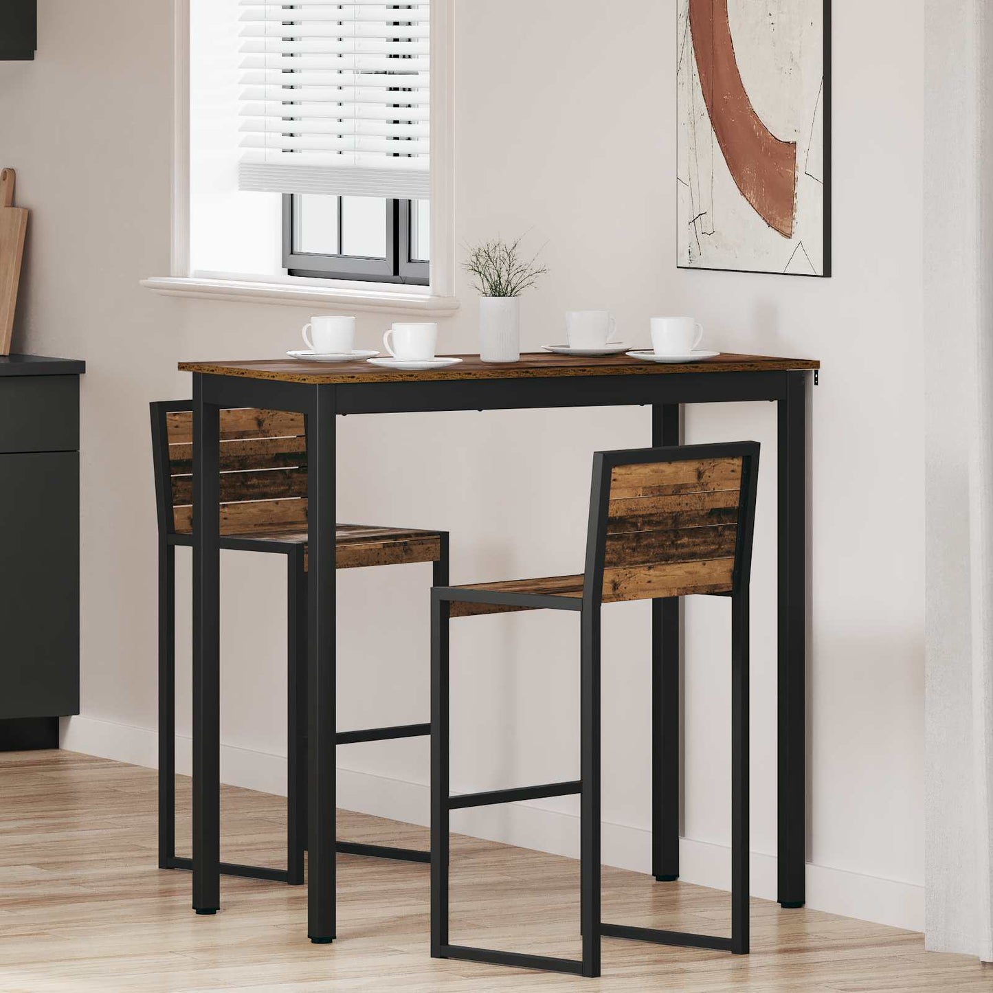 Staande Bartafel Bewerkt hout is nu te koop bij PeponiXL, paradijselijk wonen!