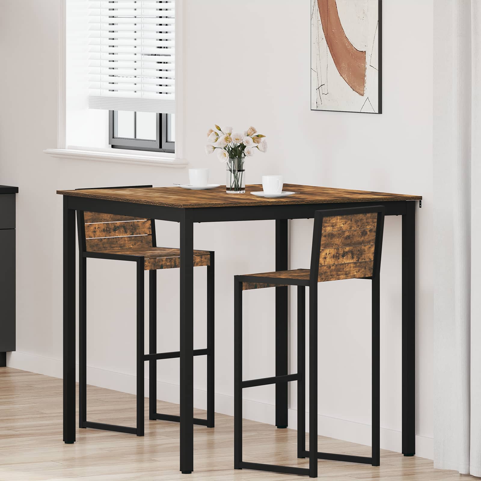 Staande Bartafel Bewerkt hout is nu te koop bij PeponiXL, paradijselijk wonen!