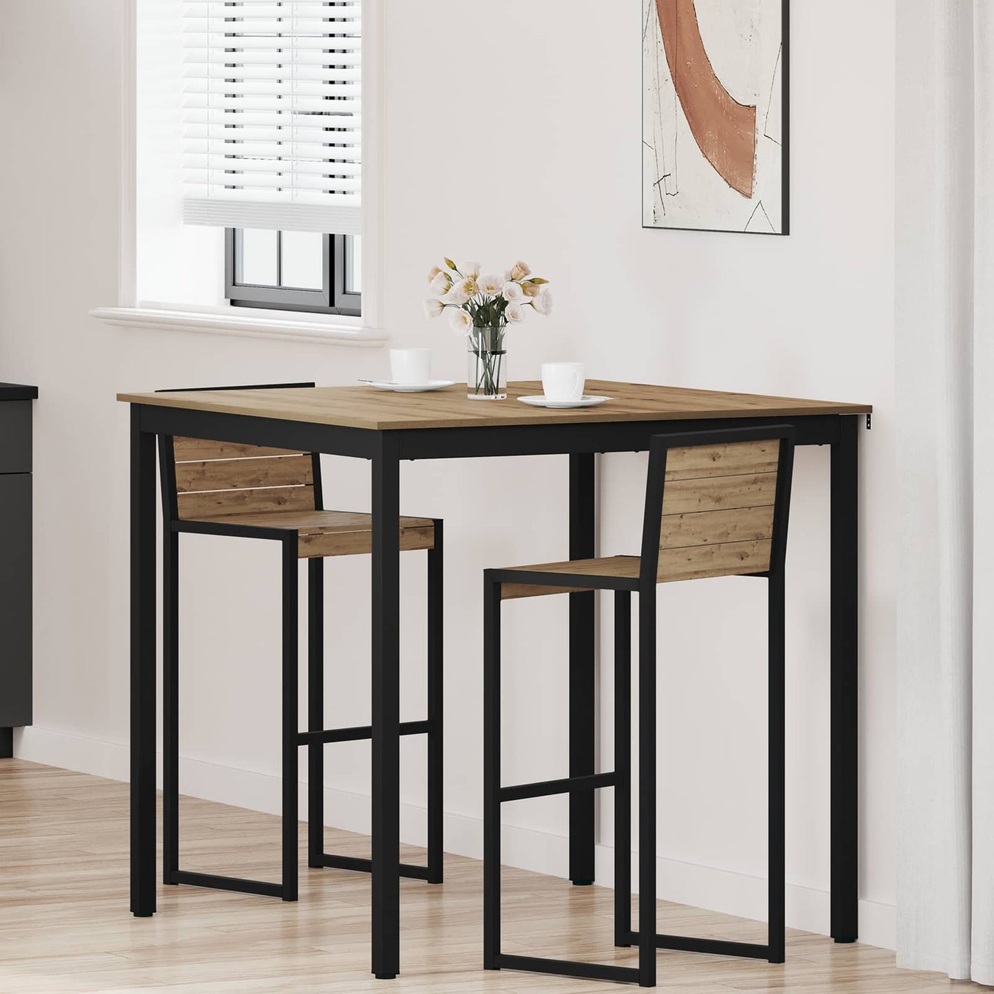 Staande Bartafel Bewerkt hout is nu te koop bij PeponiXL, paradijselijk wonen!
