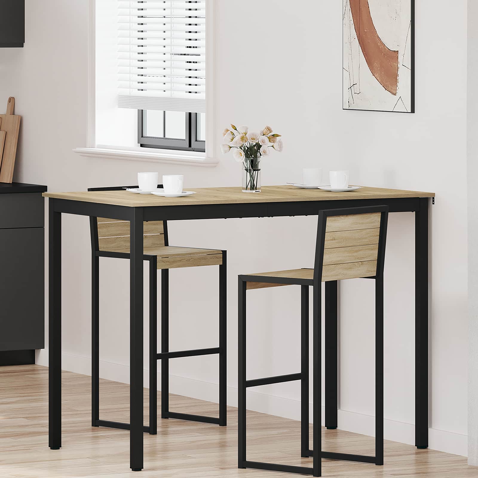 Staande Bartafel Bewerkt hout is nu te koop bij PeponiXL, paradijselijk wonen!