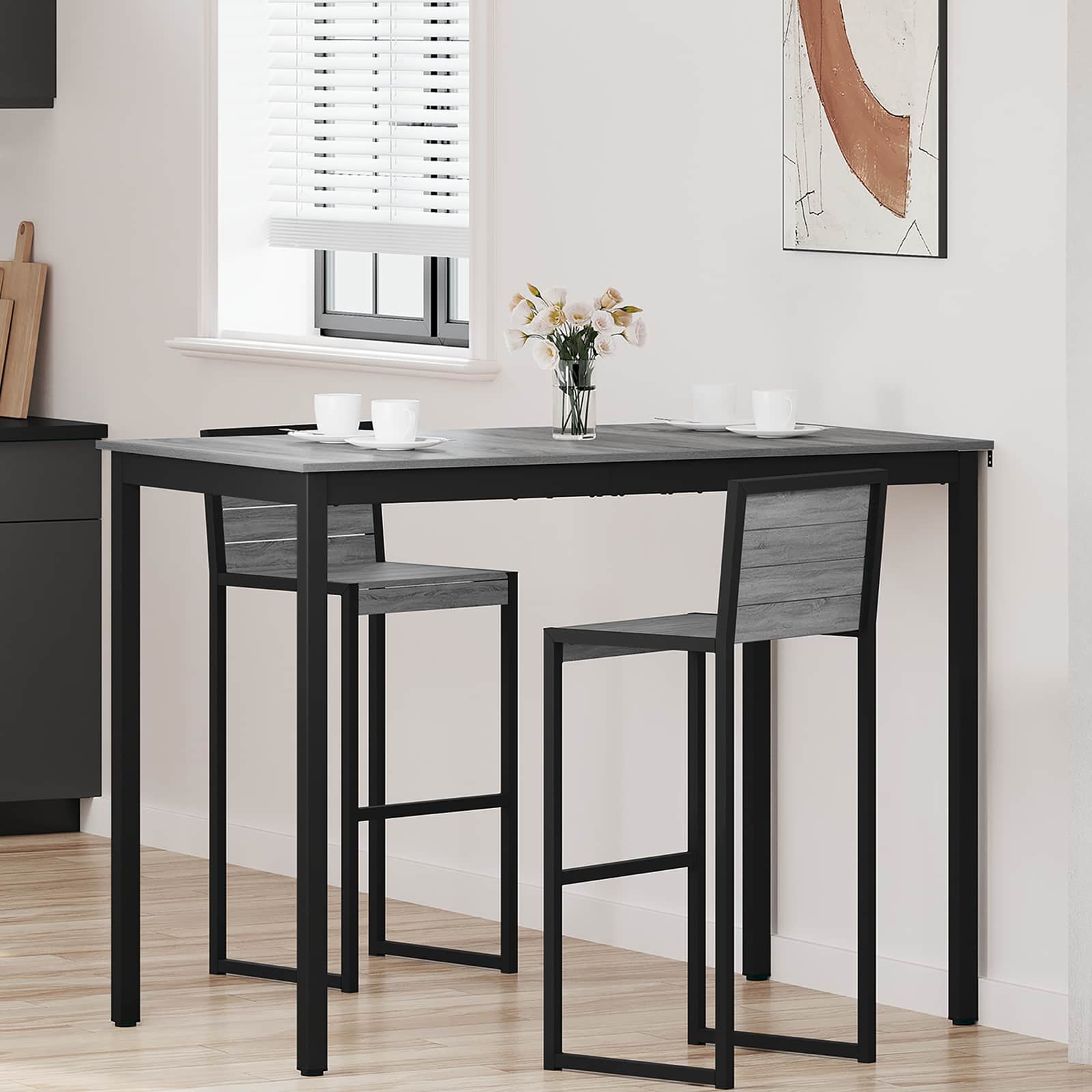 Staande Bartafel Bewerkt hout is nu te koop bij PeponiXL, paradijselijk wonen!