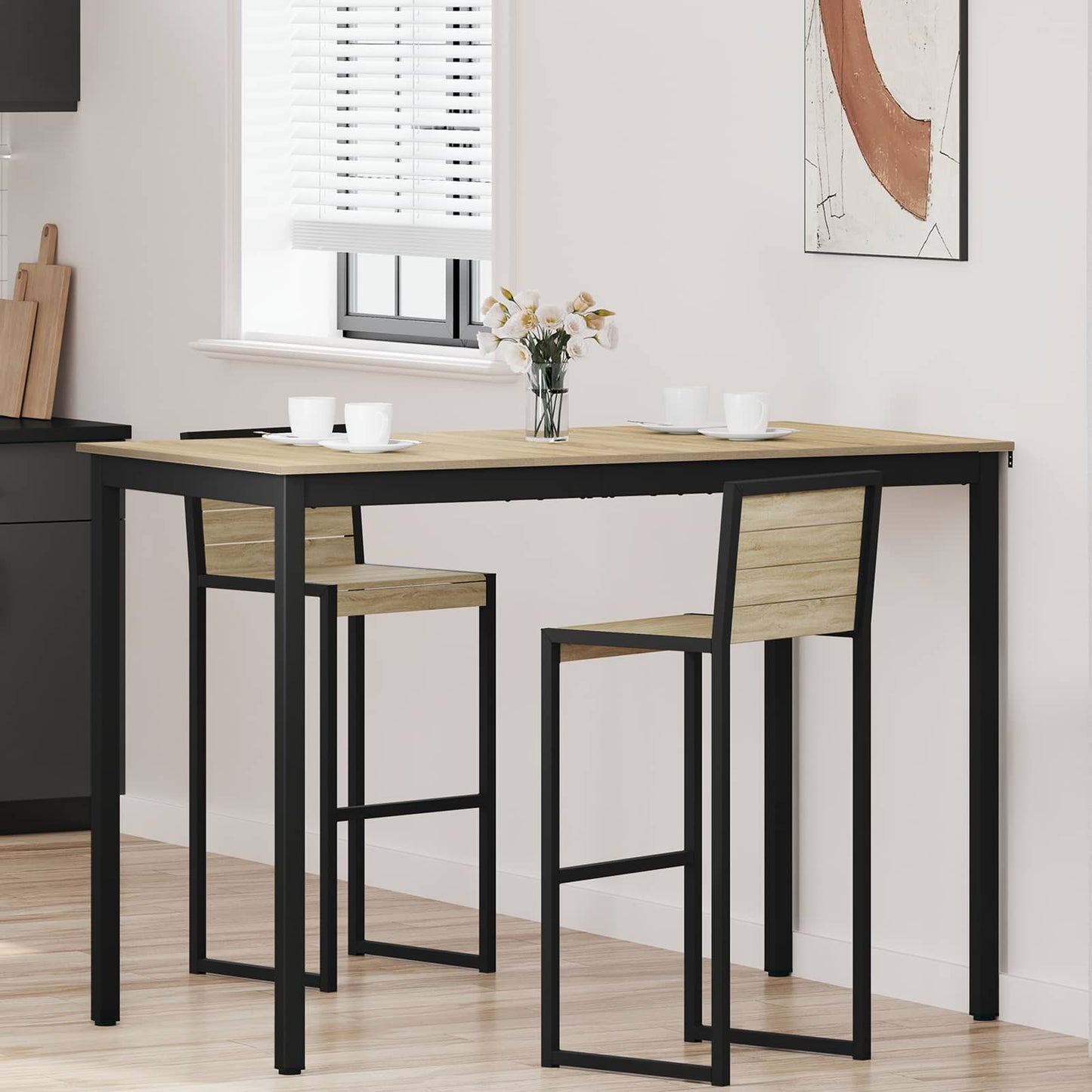 Staande Bartafel Bewerkt hout is nu te koop bij PeponiXL, paradijselijk wonen!