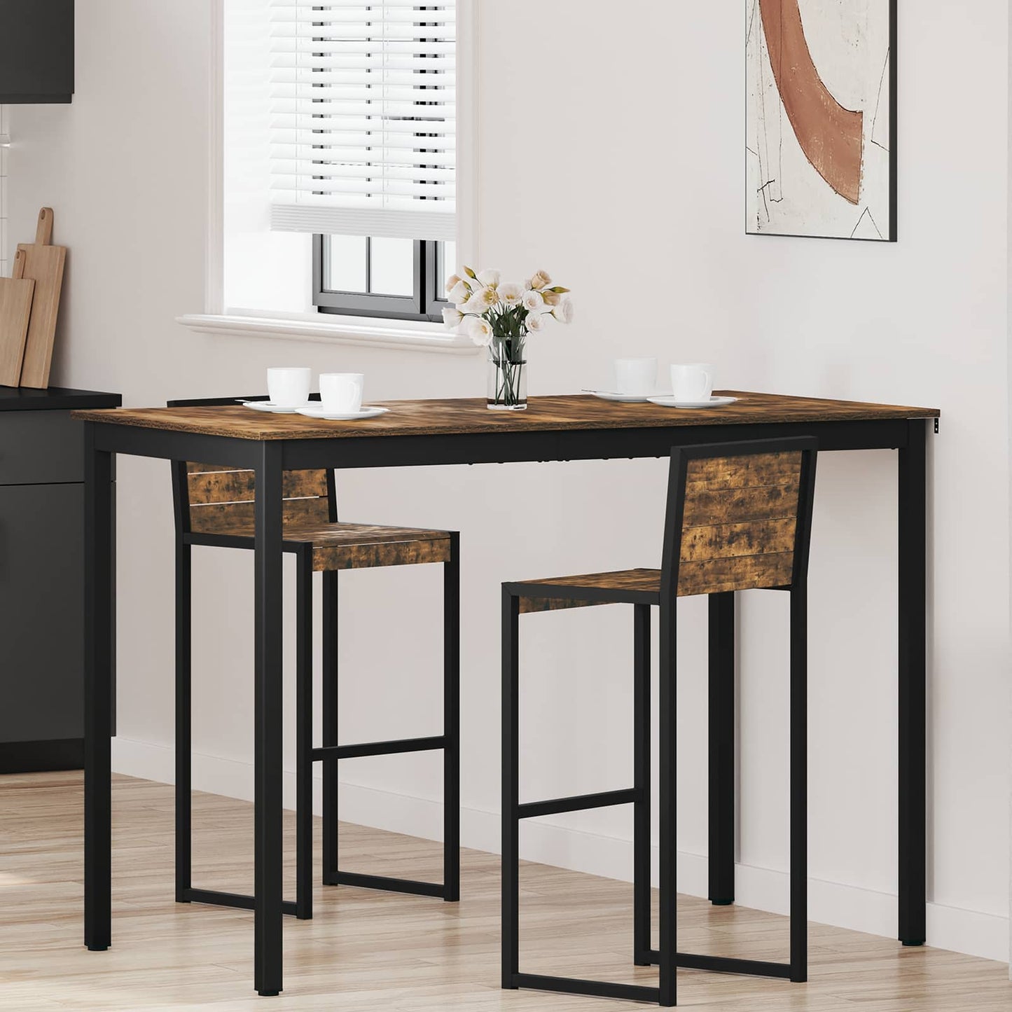Staande Bartafel Bewerkt hout is nu te koop bij PeponiXL, paradijselijk wonen!