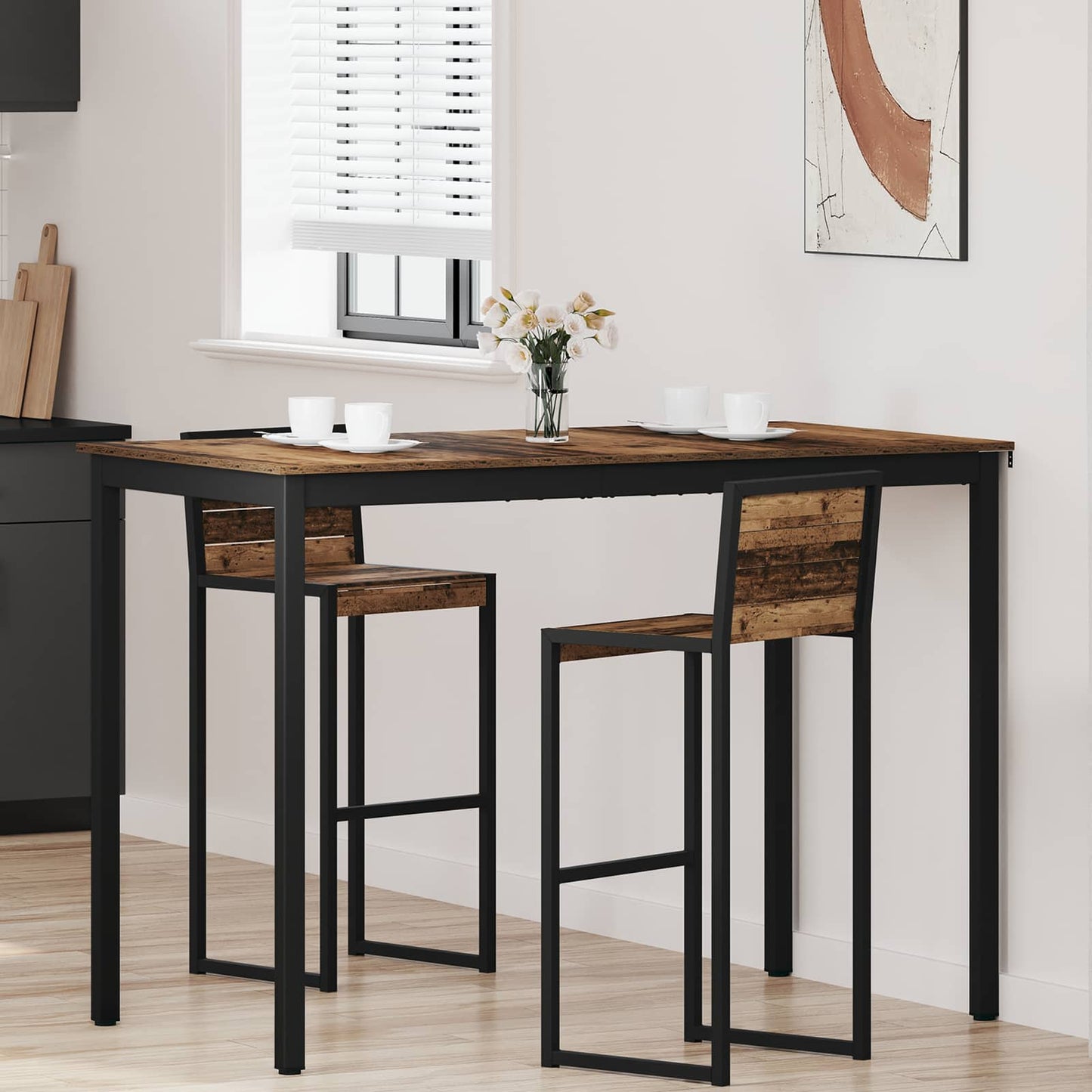 Staande Bartafel Bewerkt hout is nu te koop bij PeponiXL, paradijselijk wonen!