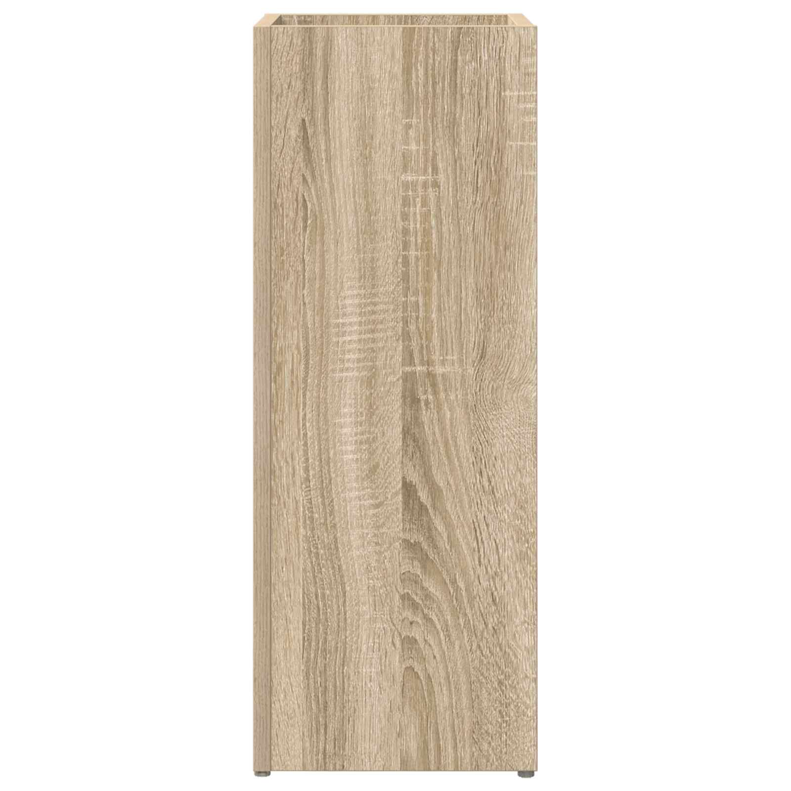 Paraplu Standaard Sonoma Eiken 25 x 24,5 x 64 cm Bewerkt hout is nu te koop bij PeponiXL, paradijselijk wonen!