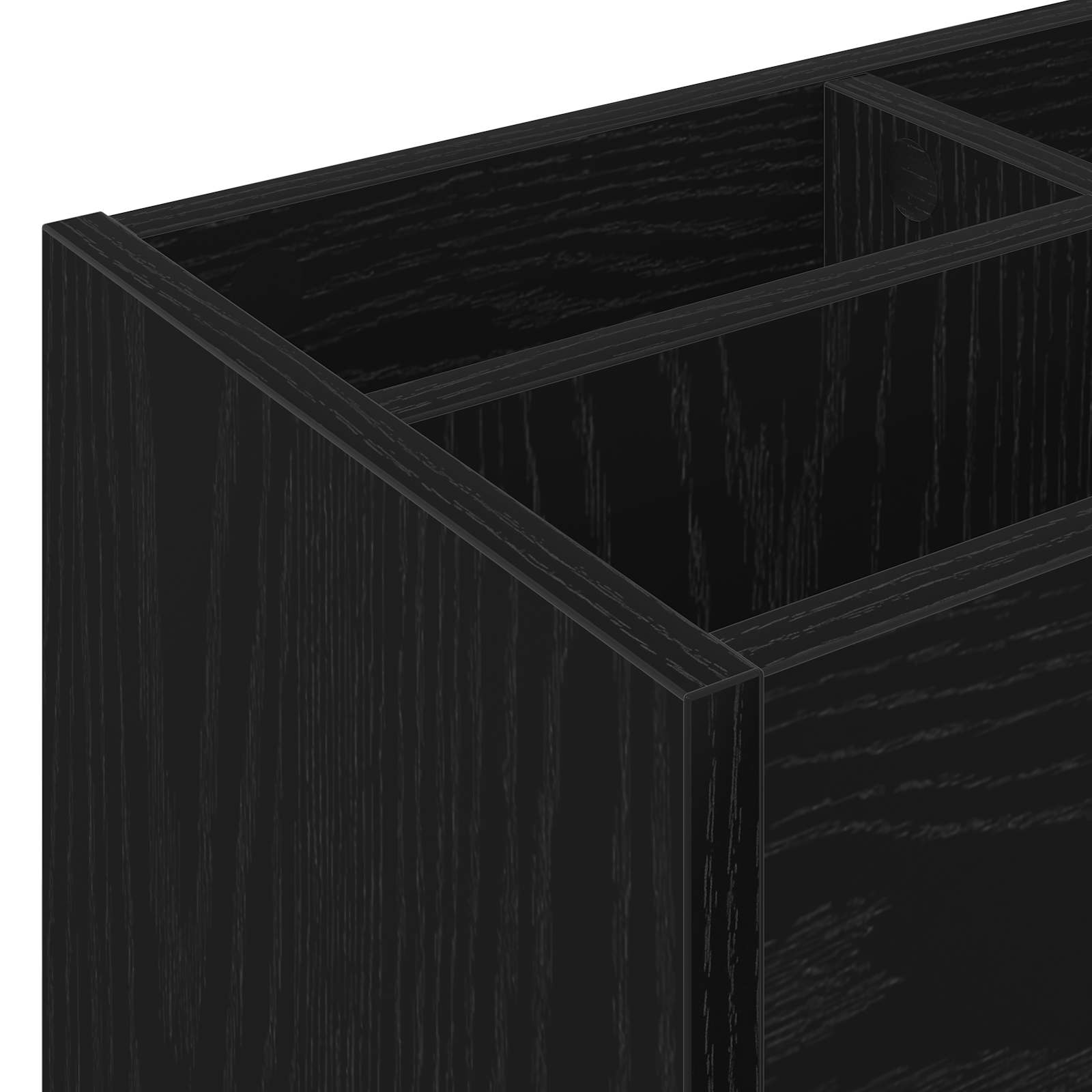 Paraplu Standaard Zwart Eiken 65 x 24 x 50 cm Bewerkt hout is nu te koop bij PeponiXL, paradijselijk wonen!