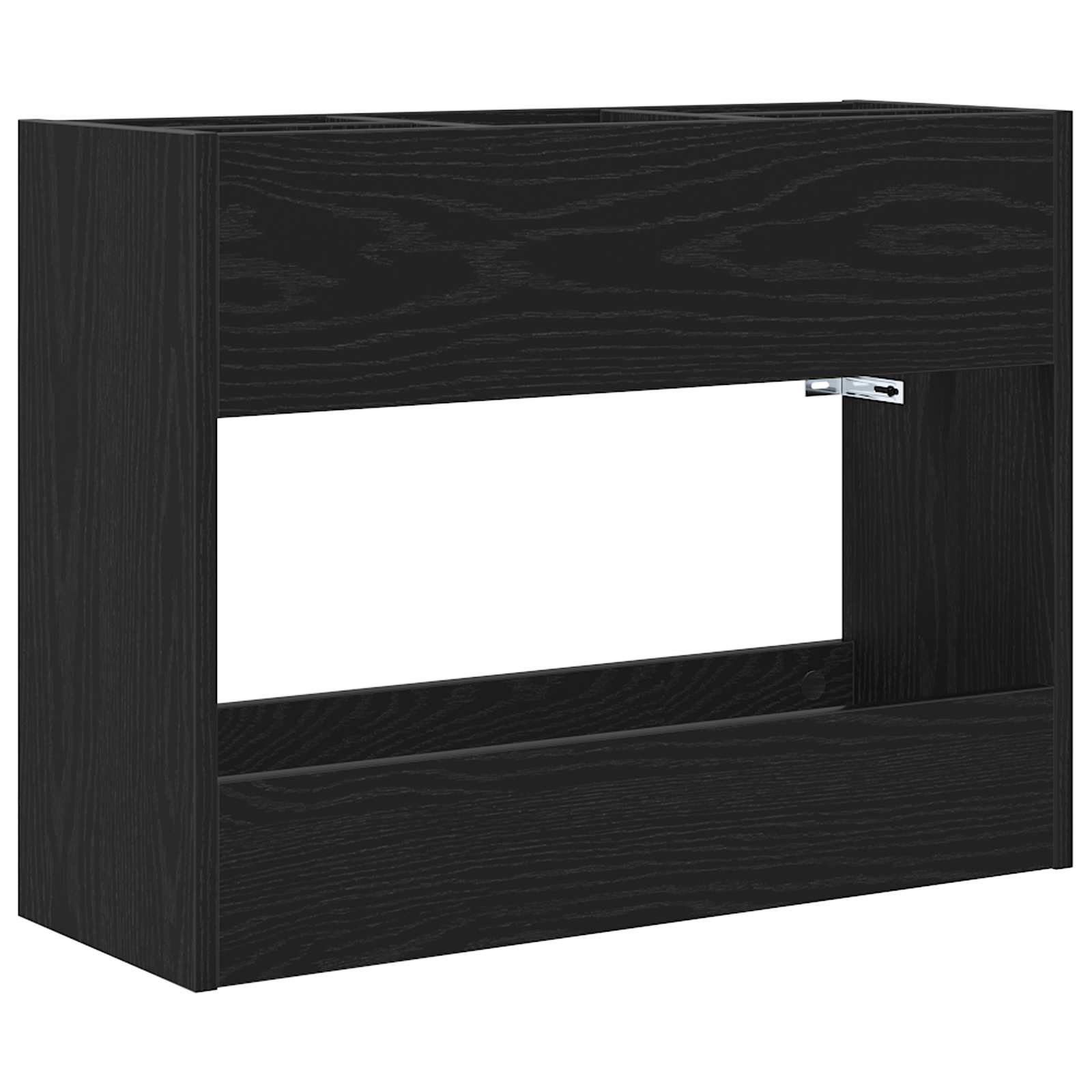 Paraplu Standaard Zwart Eiken 65 x 24 x 50 cm Bewerkt hout is nu te koop bij PeponiXL, paradijselijk wonen!