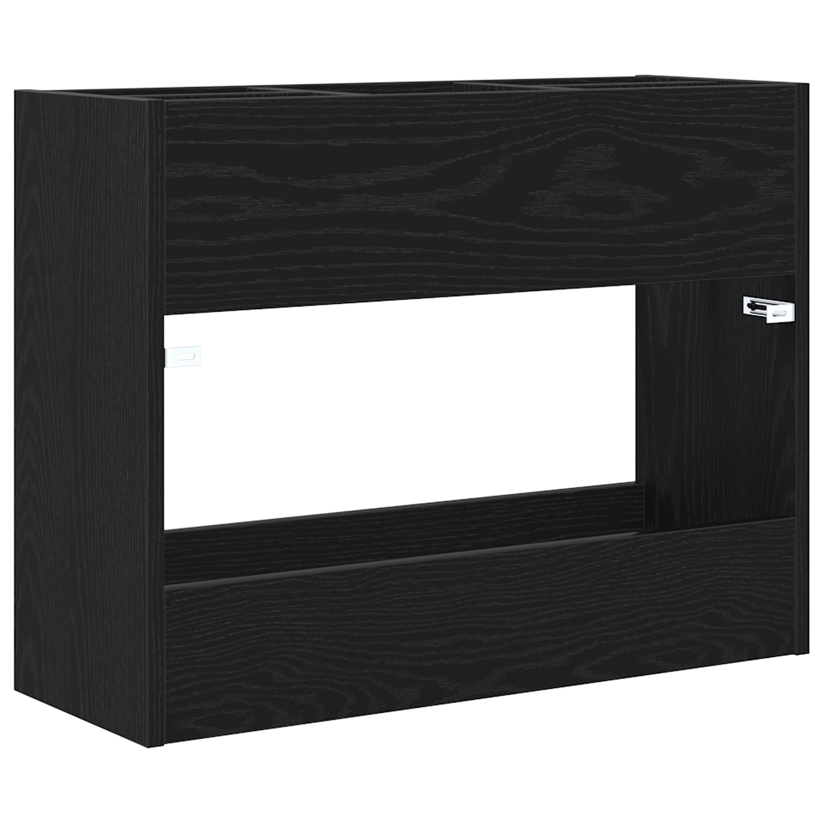Paraplu Standaard Zwart Eiken 65 x 24 x 50 cm Bewerkt hout is nu te koop bij PeponiXL, paradijselijk wonen!
