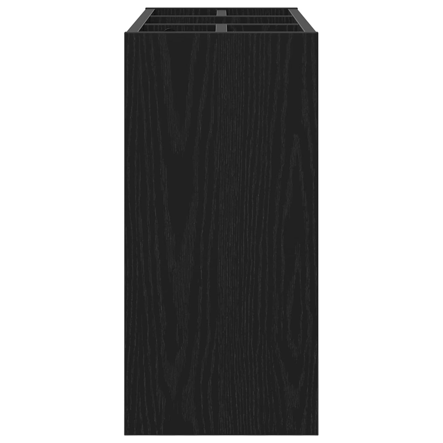 Paraplu Standaard Zwart Eiken 65 x 24 x 50 cm Bewerkt hout is nu te koop bij PeponiXL, paradijselijk wonen!