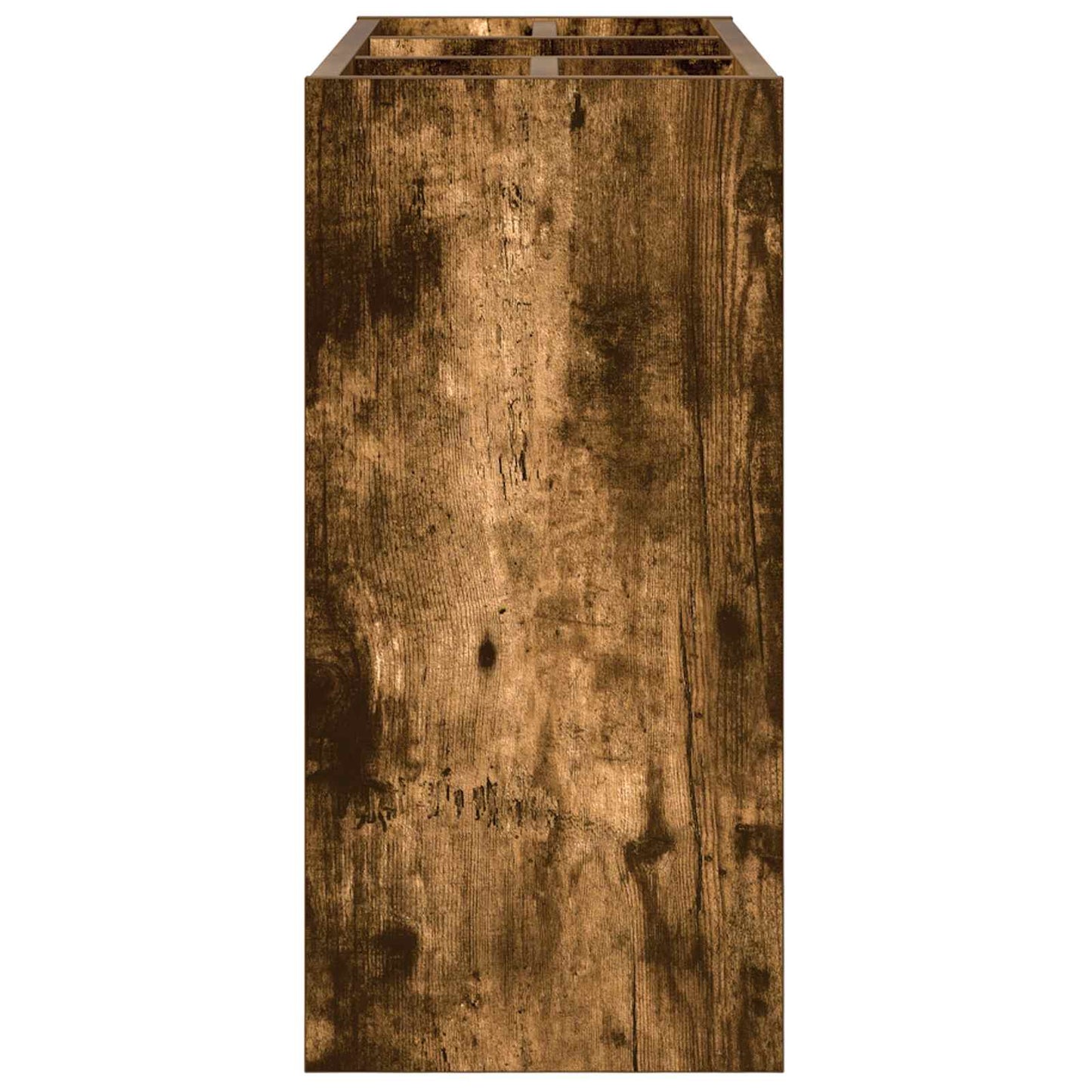 Paraplu Standaard Gerookt eiken 65 x 24 x 50 cm Bewerkt hout is nu te koop bij PeponiXL, paradijselijk wonen!