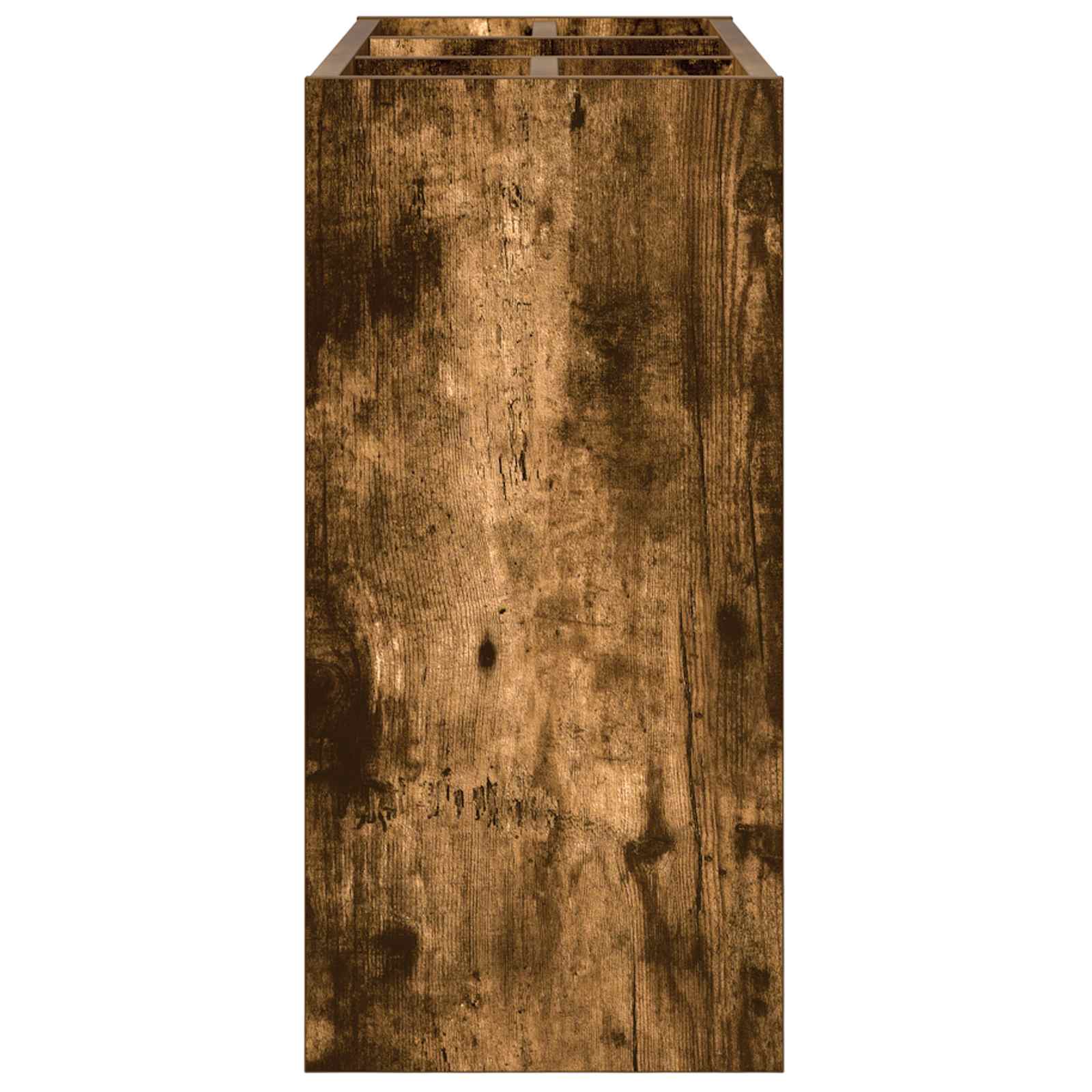 Paraplu Standaard Gerookt eiken 65 x 24 x 50 cm Bewerkt hout is nu te koop bij PeponiXL, paradijselijk wonen!