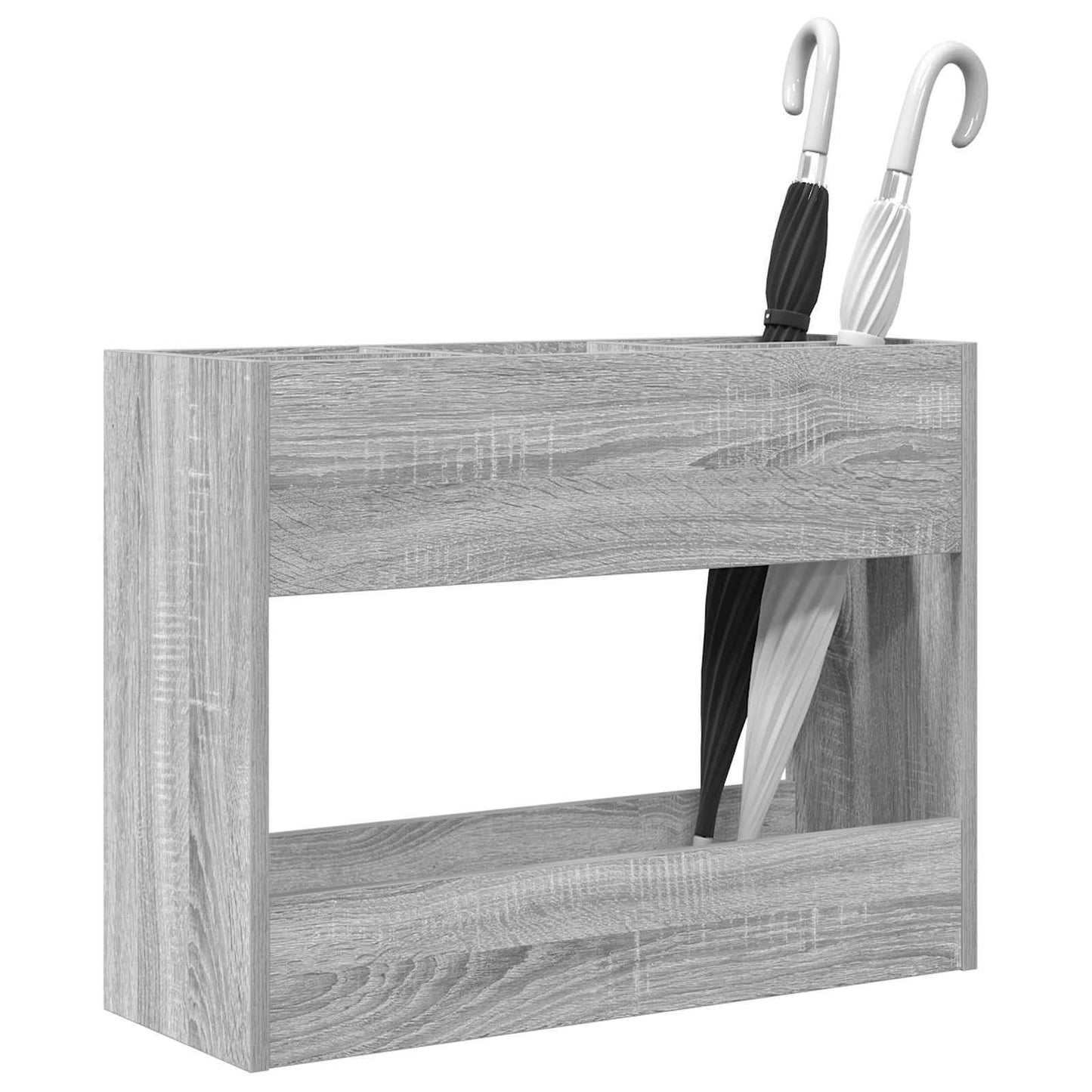 Paraplu Standaard Grijs Sonoma 65 x 24 x 50 cm Bewerkt hout is nu te koop bij PeponiXL, paradijselijk wonen!