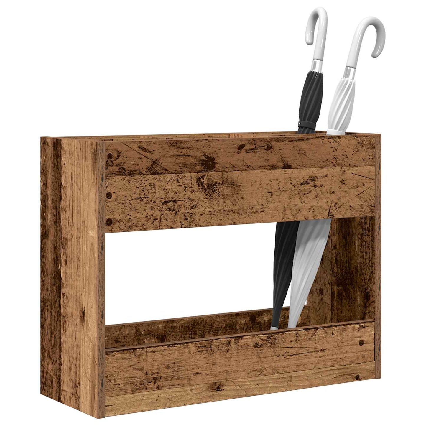 Paraplu Standaard Oudhout 65 x 24 x 50 cm Bewerkt hout is nu te koop bij PeponiXL, paradijselijk wonen!