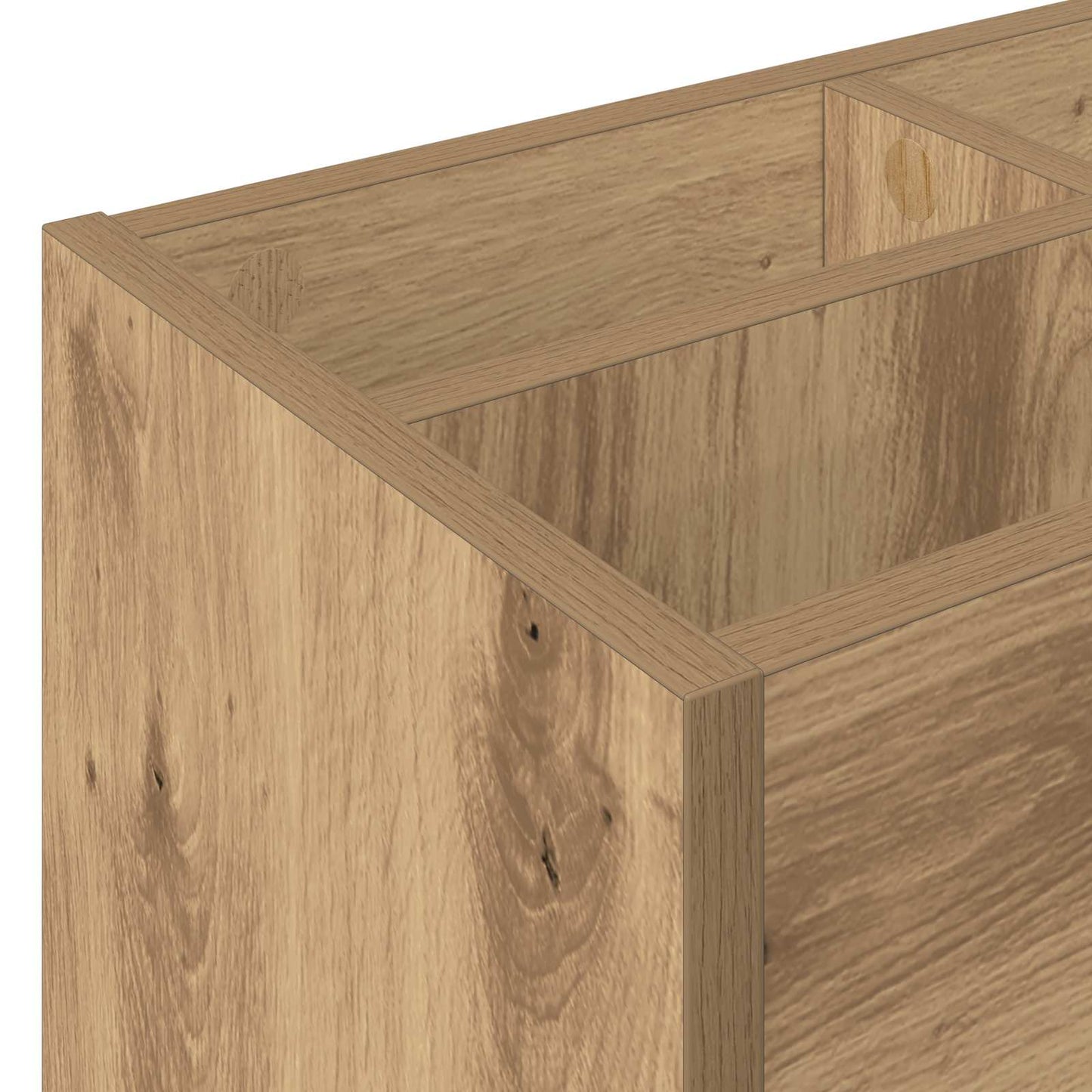 Paraplu Standaard Artisan Eiken 65 x 24 x 50 cm Bewerkt hout is nu te koop bij PeponiXL, paradijselijk wonen!