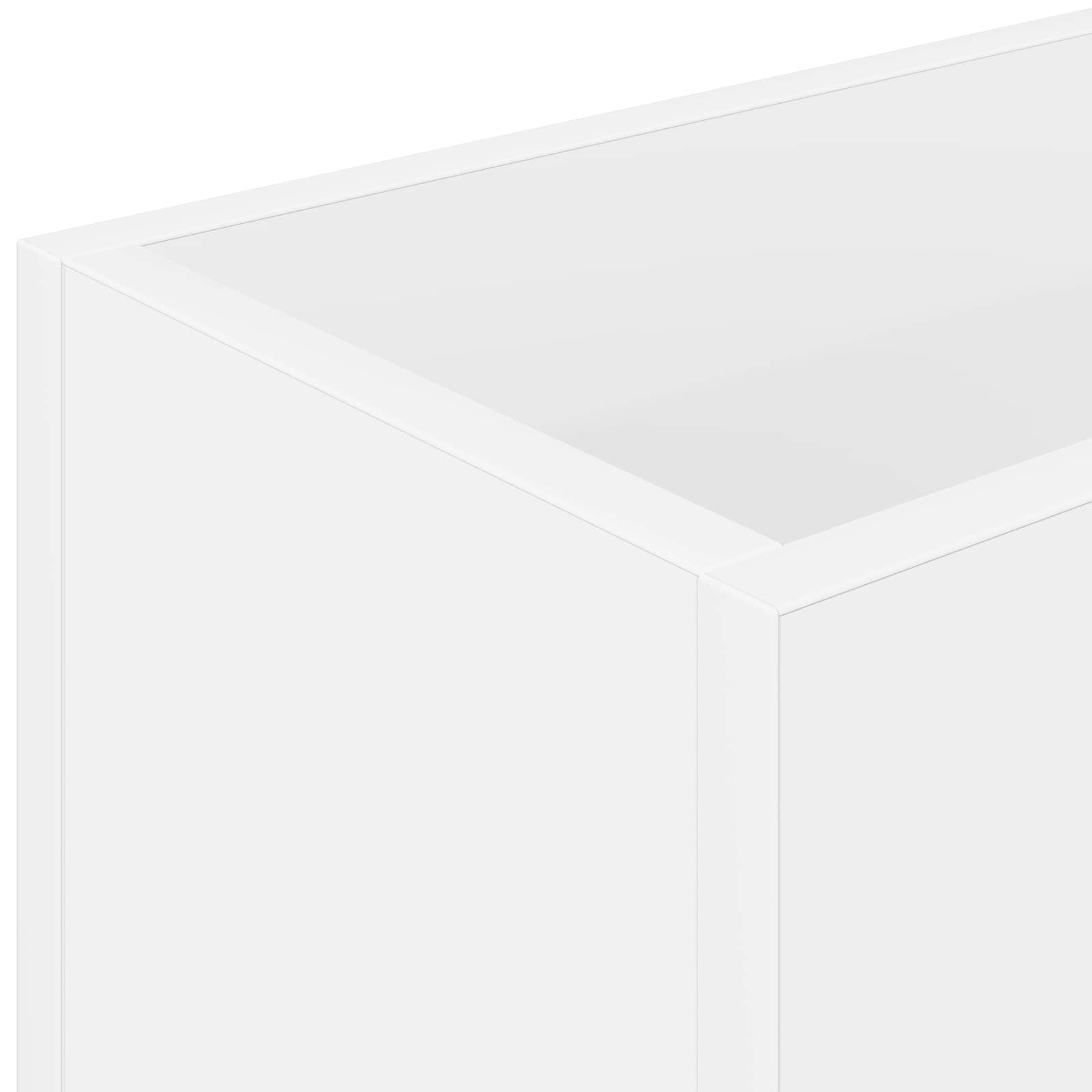 Paraplu Standaard met opslag Wit 40 x 20 x 55,5 cm Bewerkt hout is nu te koop bij PeponiXL, paradijselijk wonen!