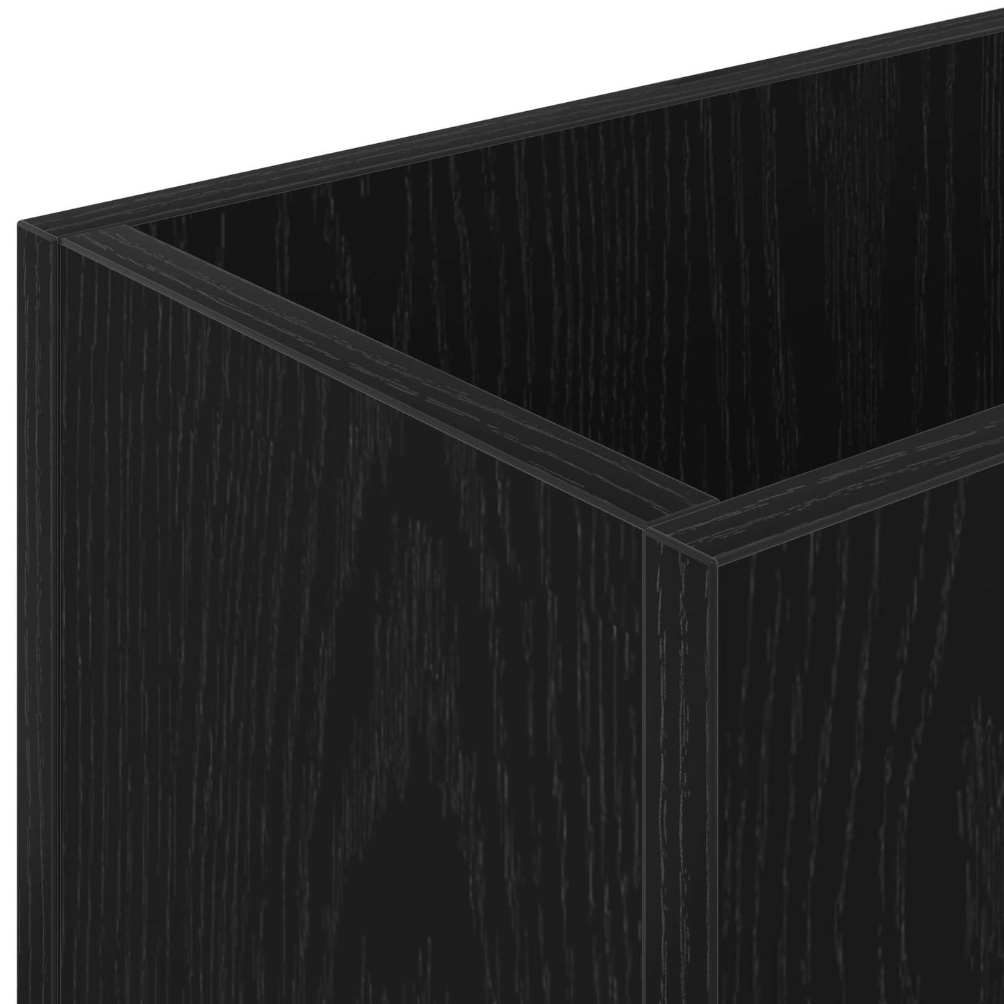 Paraplu Standaard Zwart Eiken 40 x 20 x 55,5 cm Bewerkt hout
