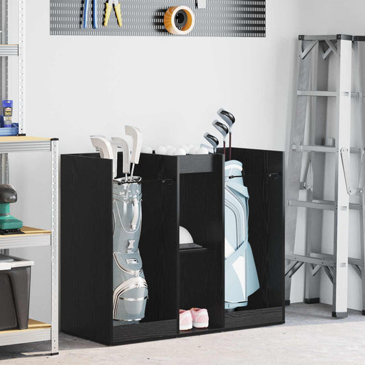 Golfkast Effen Zwart Eiken 102 x 45 x 85,5 cm is nu te koop bij PeponiXL, paradijselijk wonen!